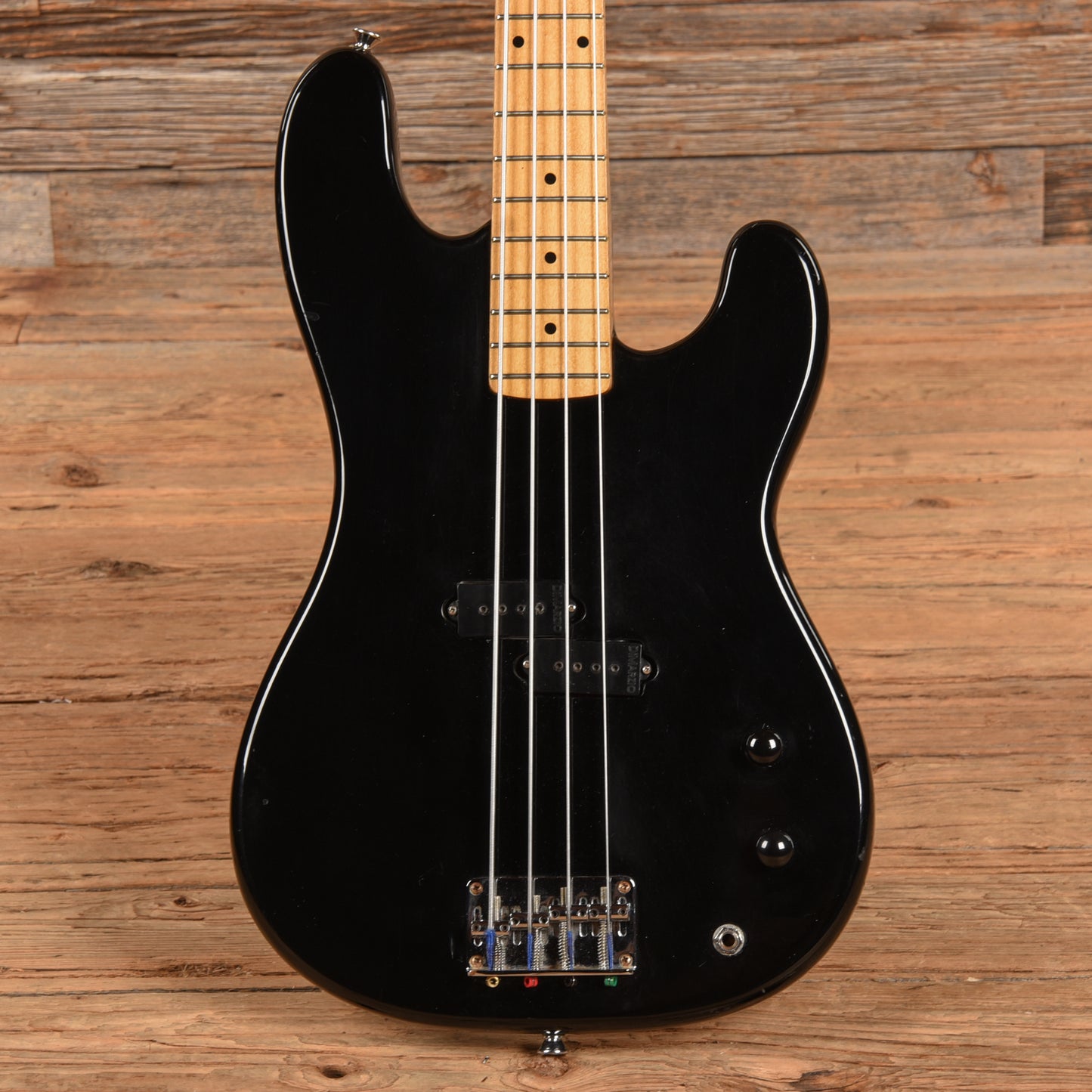 Squier II Precision Bass Black Bass Guitars / 4-String