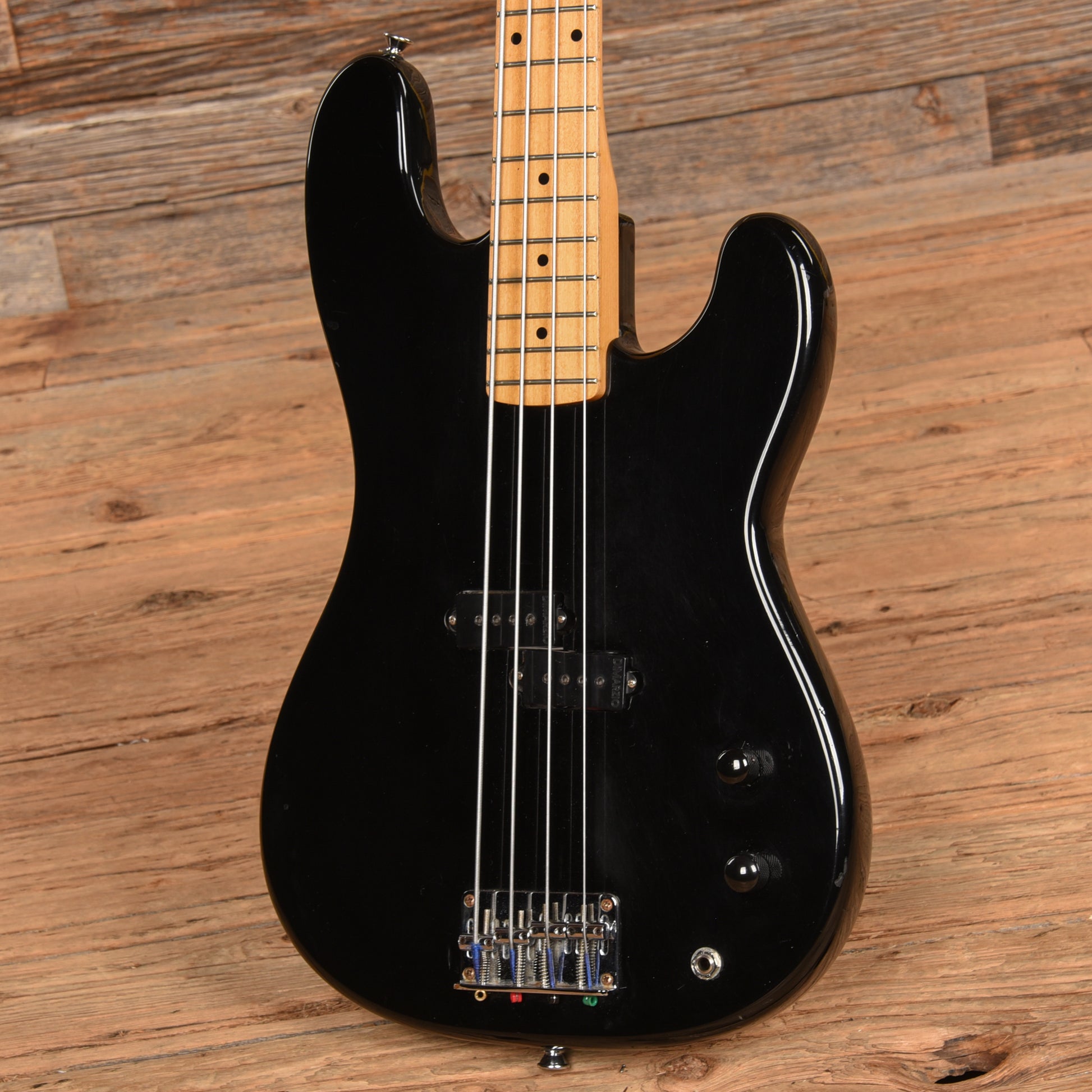 Squier II Precision Bass Black Bass Guitars / 4-String