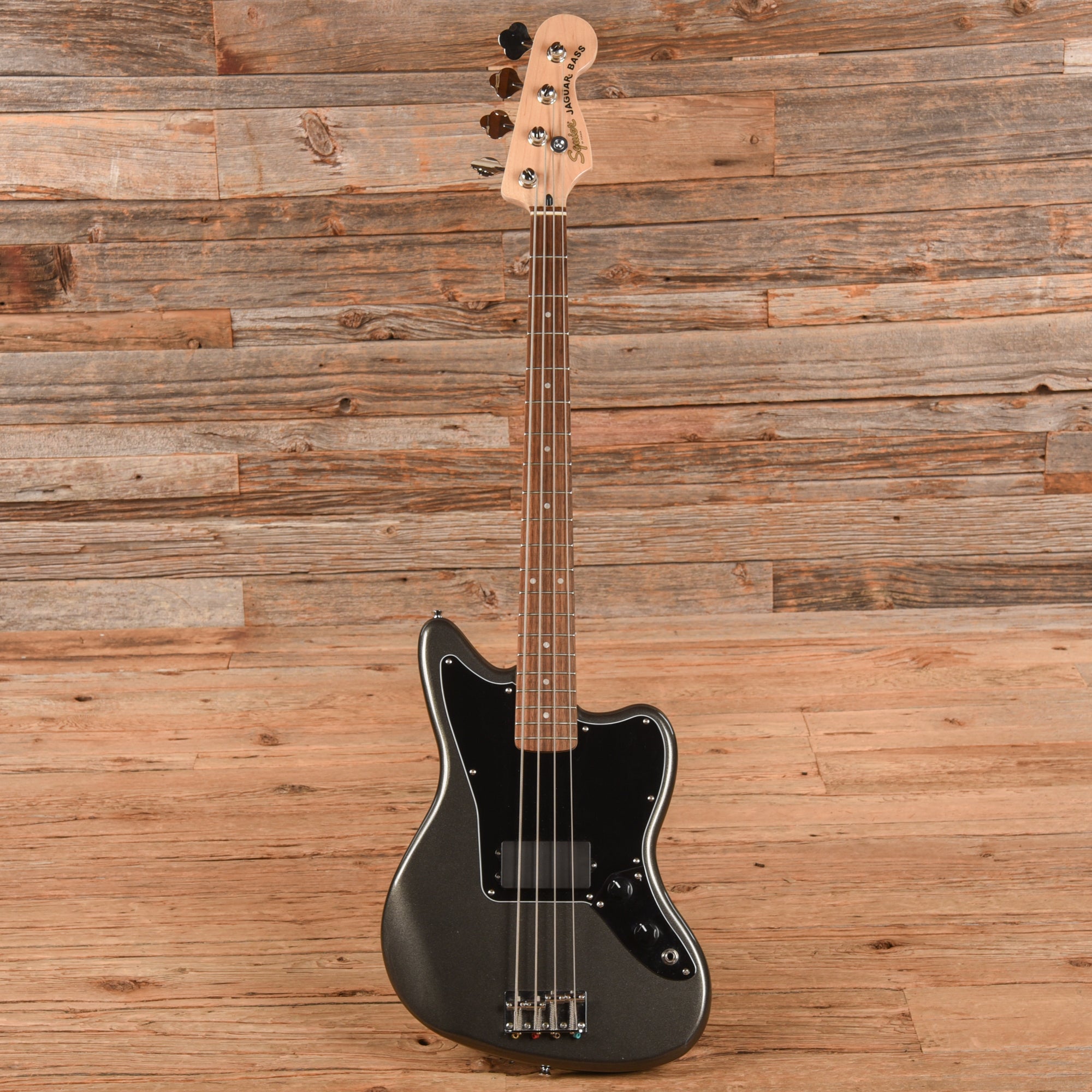 Squier Jaguar Bass Charcoal Frost Metallic 2022 Bass Guitars / 4-String