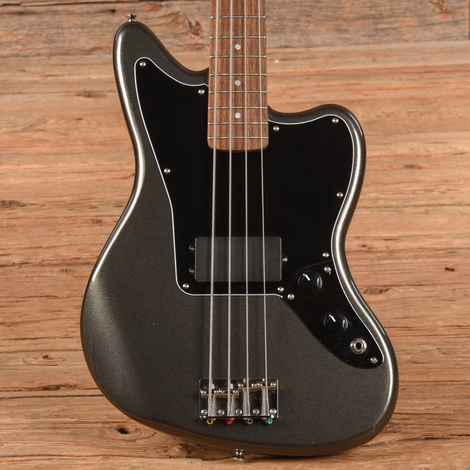 Squier Jaguar Bass Charcoal Frost Metallic 2022 Bass Guitars / 4-String