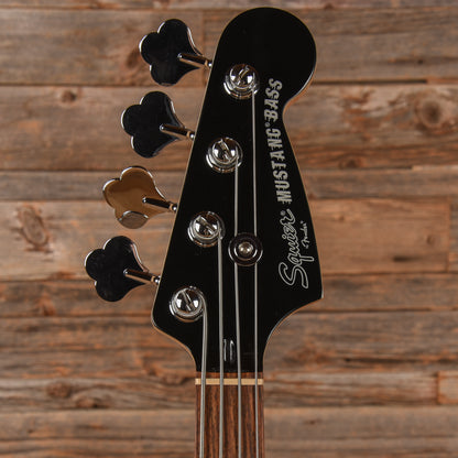 Squier Mikey Way Signature Mustang Bass Silver Sparkle 2015 Bass Guitars / 4-String