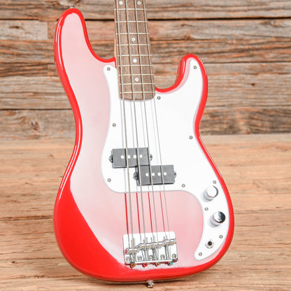 Squier Mini P-Bass Red 2020 Bass Guitars / 4-String