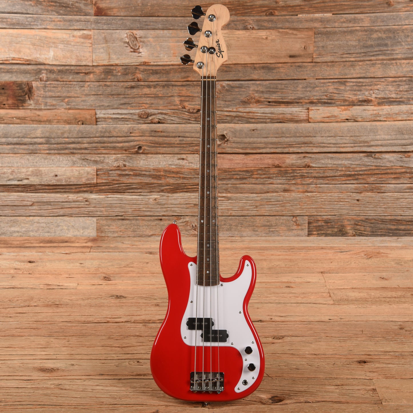 Squier Mini Precision Bass Red 2021 Bass Guitars / 4-String