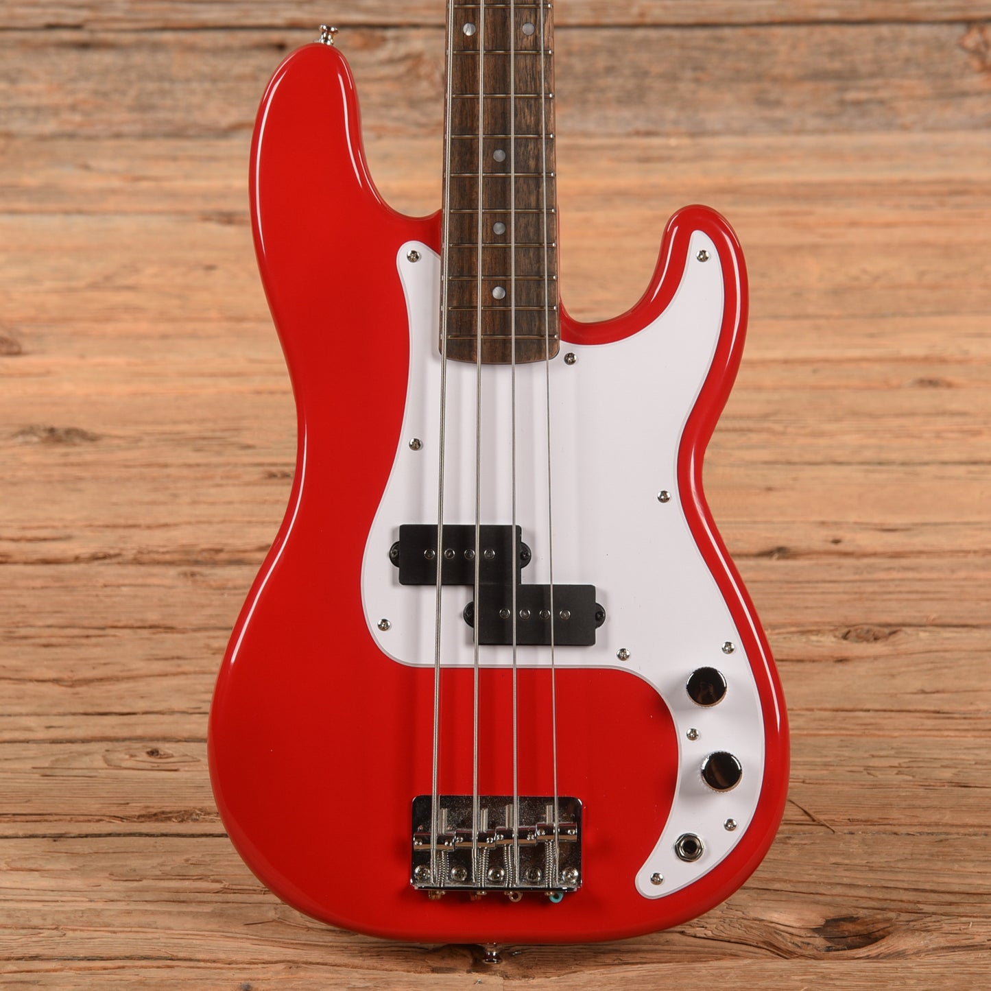 Squier Mini Precision Bass Red 2021 Bass Guitars / 4-String