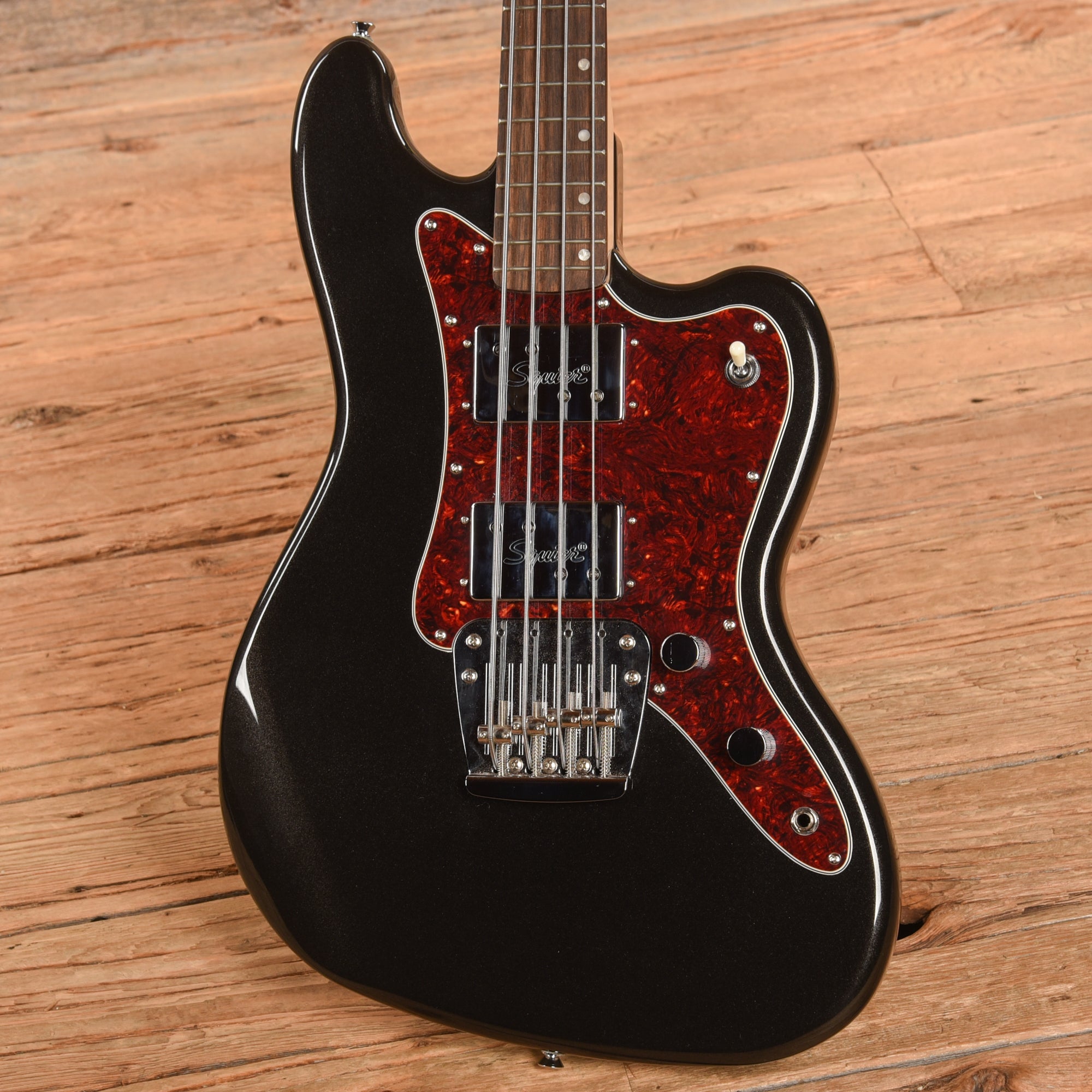 Squier Paranormal Rascal Bass HH Black 2023 Bass Guitars / 4-String