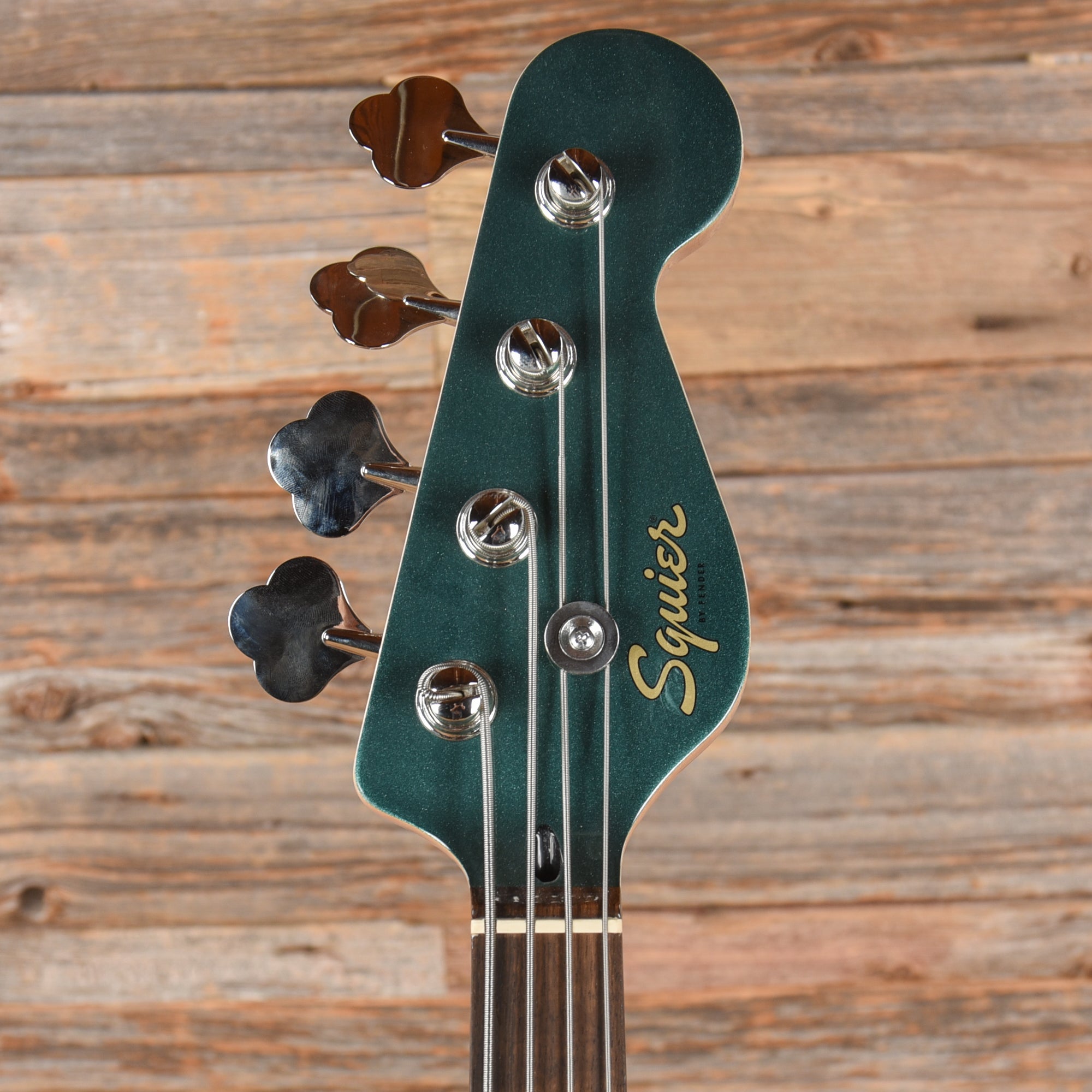 Squier Paranormal Rascal Bass HH Sherwood Green Metallic 2024 Bass Guitars / 4-String
