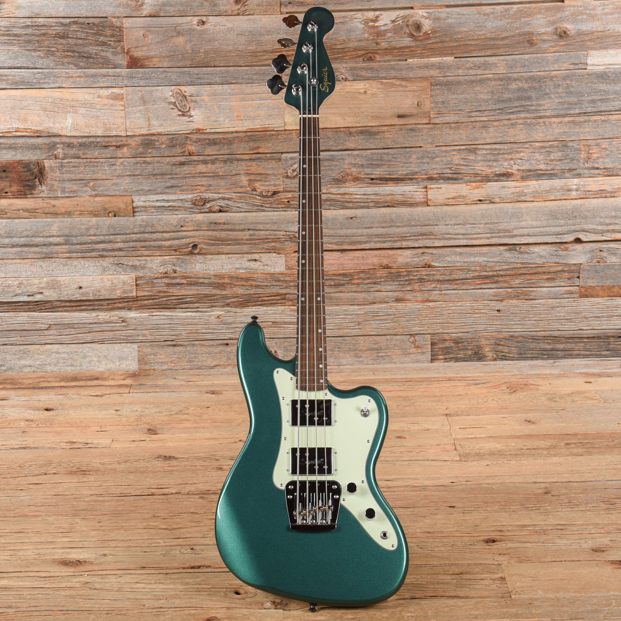 Squier Paranormal Rascal Bass HH Sherwood Green Metallic 2024 Bass Guitars / 4-String