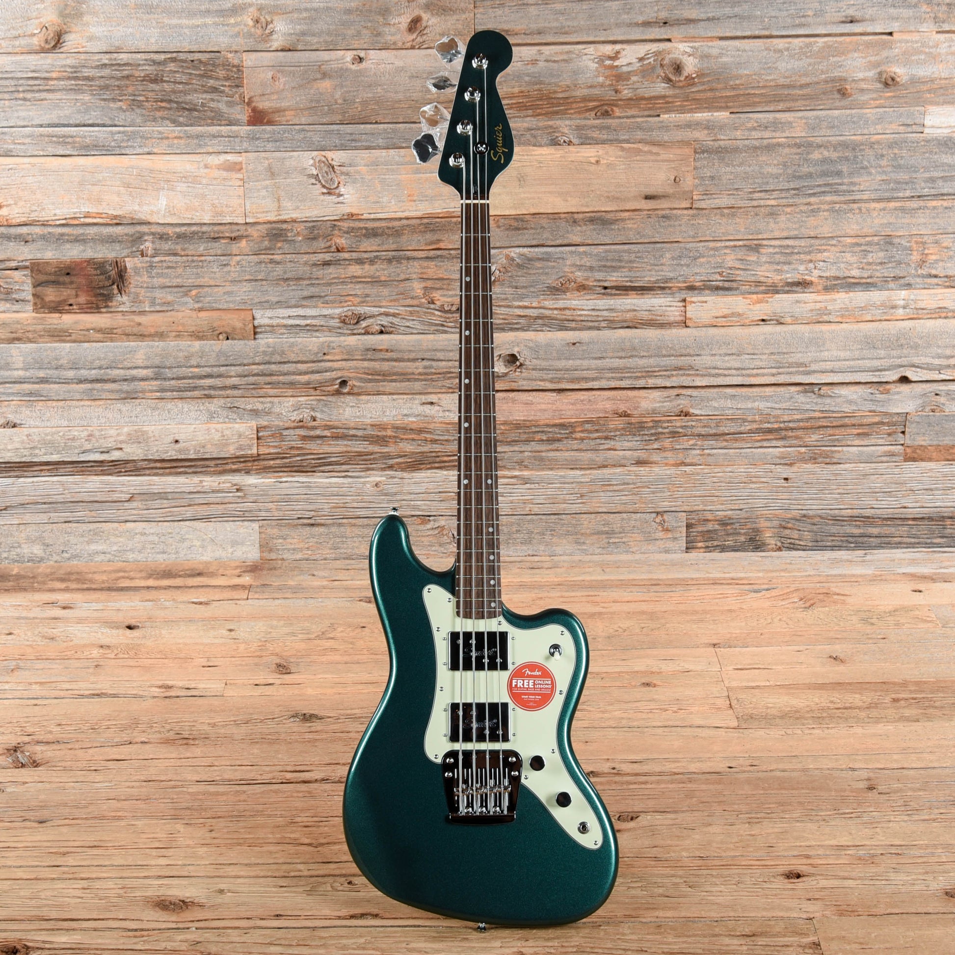 Squier Paranormal Rascal Bass HH Sherwood Green Bass Guitars / 4-String