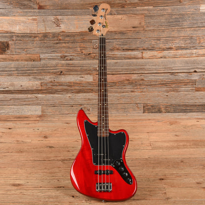 Squier Vintage Modified Jaguar Bass Crimson Red 2015 Bass Guitars / 4-String