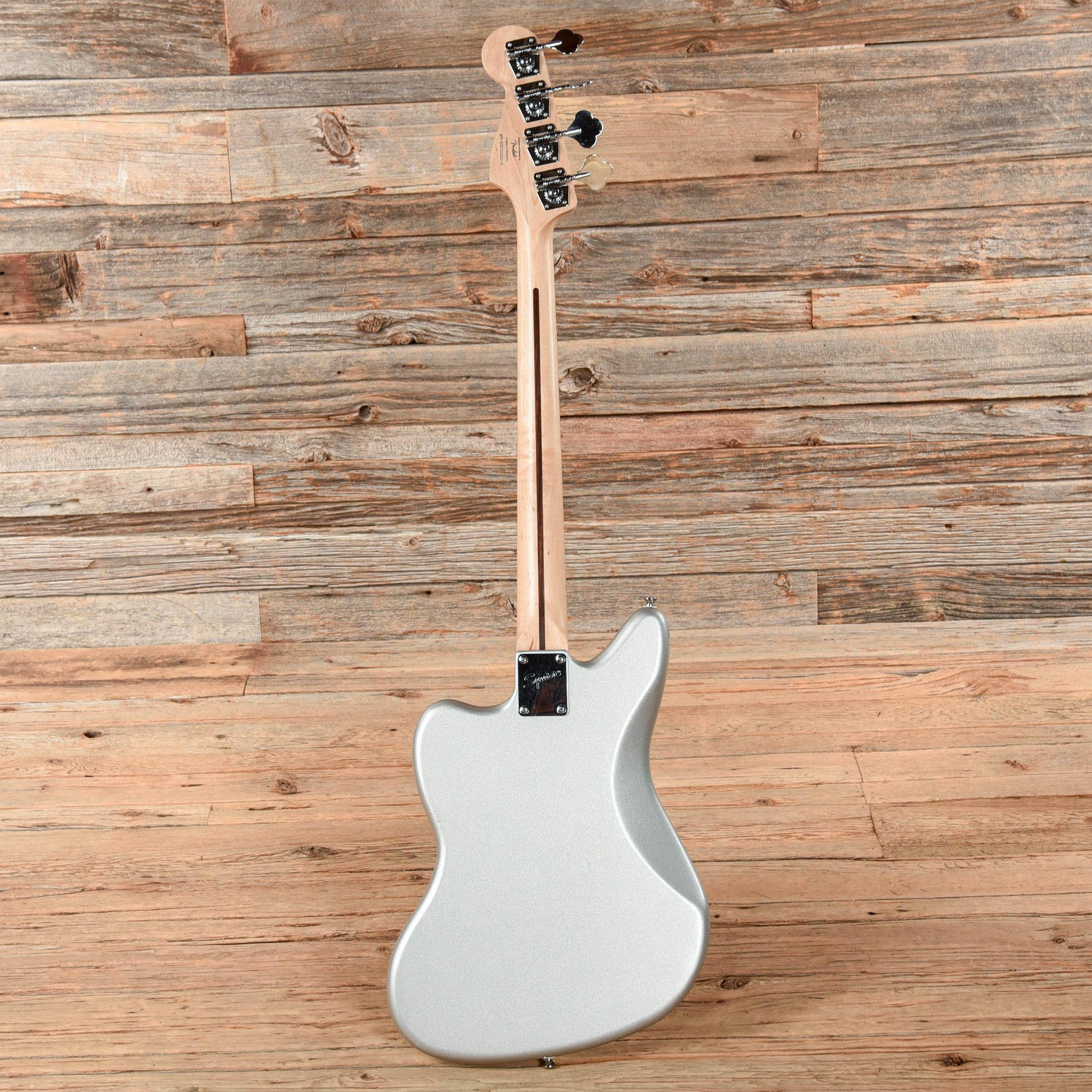 Squier Vintage Modified Jaguar Bass Special Silver 2015 Bass Guitars / 4-String