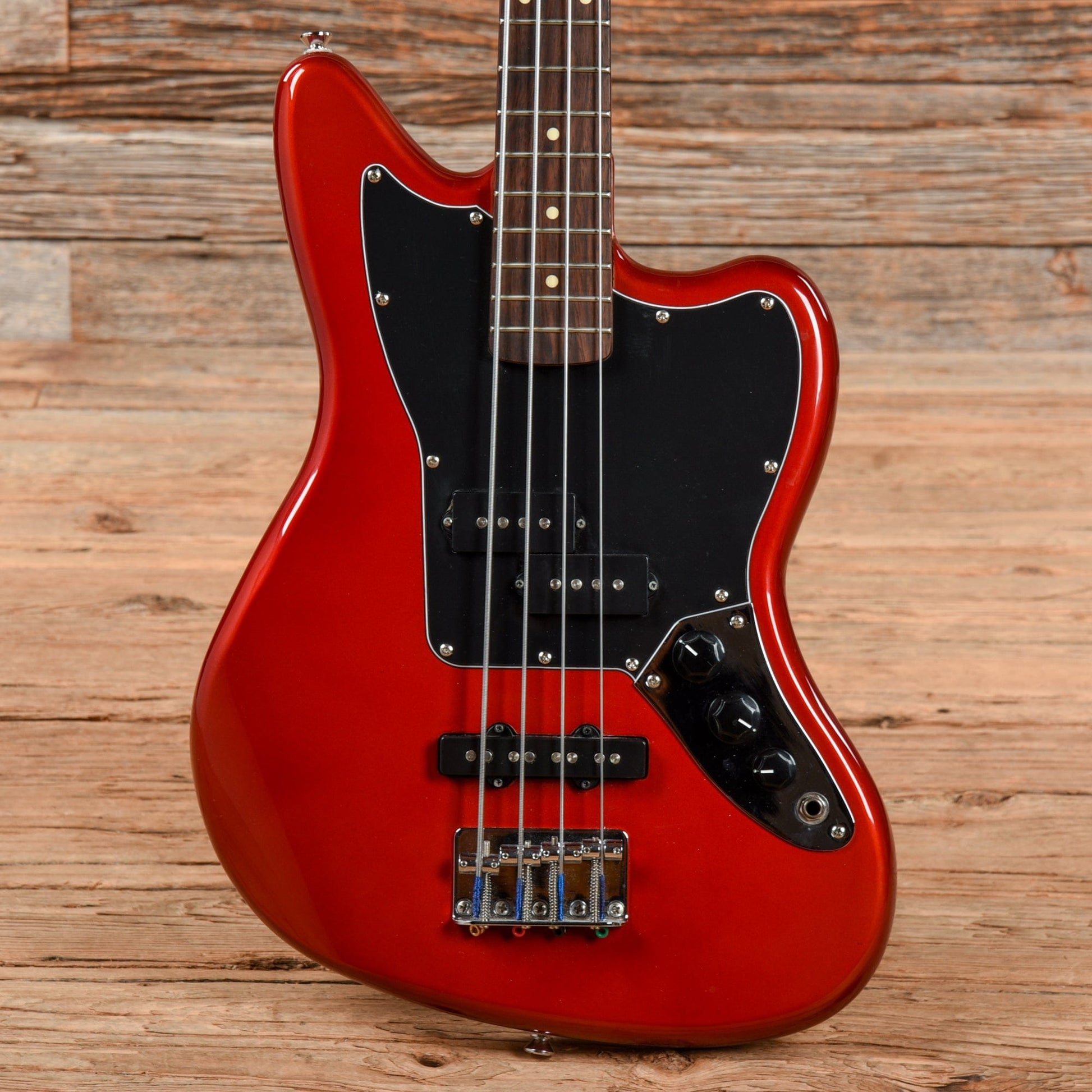 Squier Vintage Modified Jaguar Bass Special SS Candy Apple Red 2016 Bass Guitars / 4-String