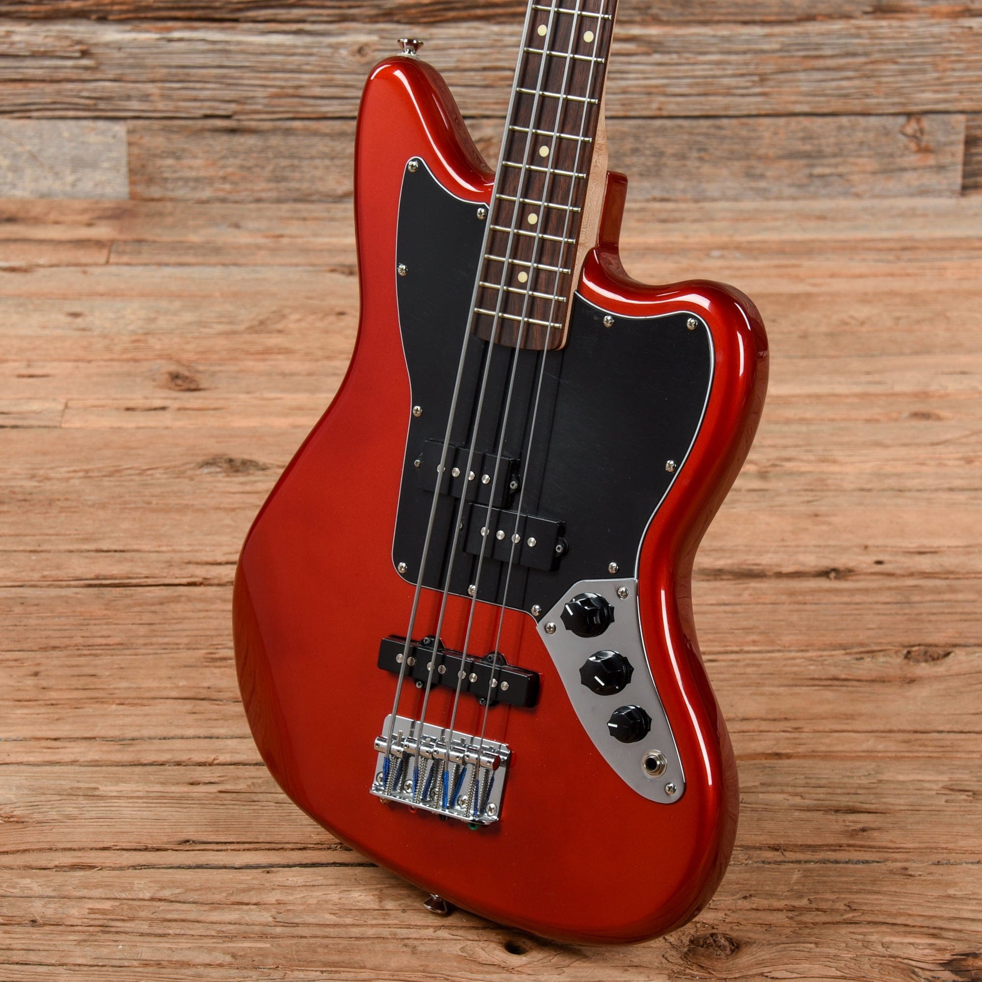 Squier Vintage Modified Jaguar Bass Special SS Candy Apple Red 2016 Bass Guitars / 4-String