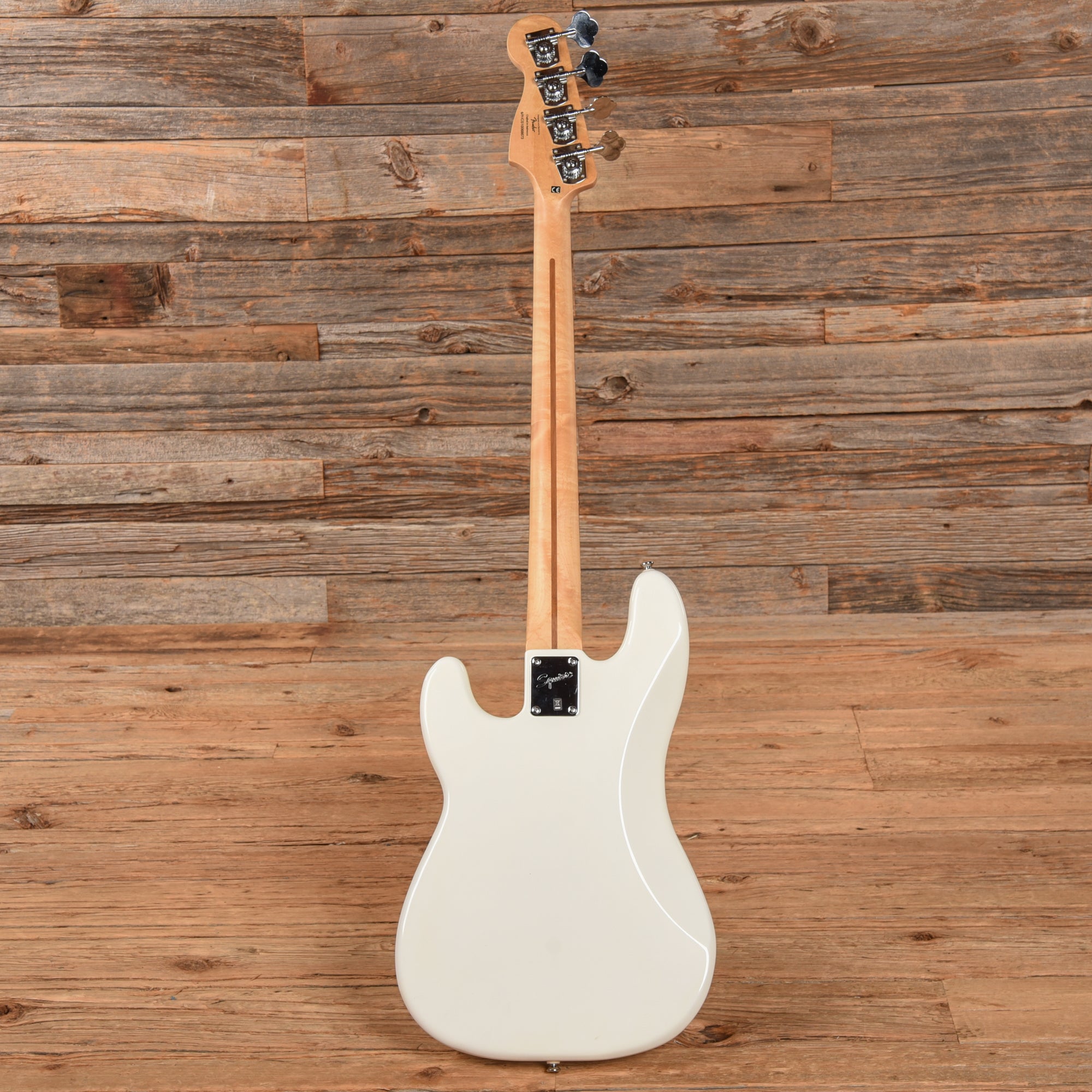 Squier Vintage Modified Precision Bass White 2010 Bass Guitars / 4-String
