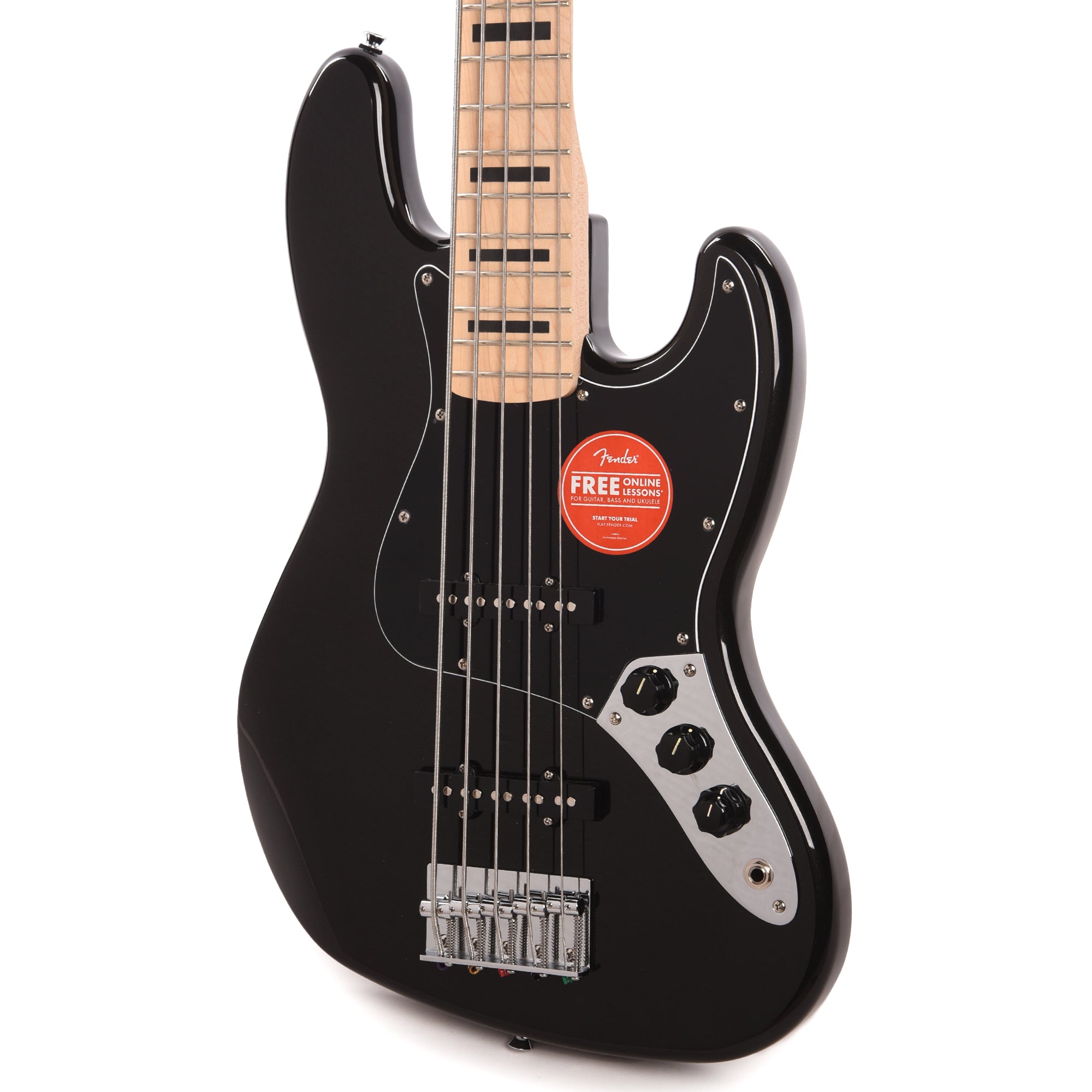 Squier Affinity Series Active Jazz Bass V Black Metallic – Chicago