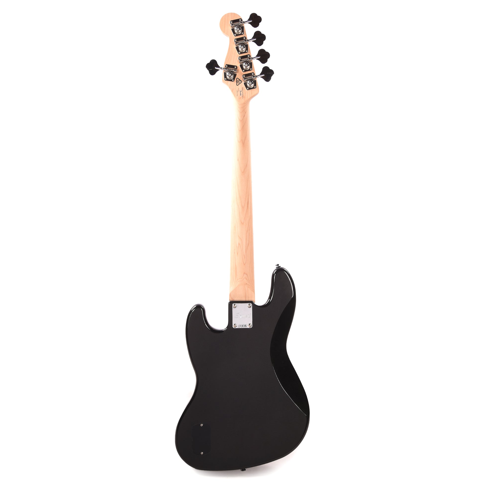 Squier Affinity Series Active Jazz Bass V Black Metallic Bass Guitars / 5-String or More