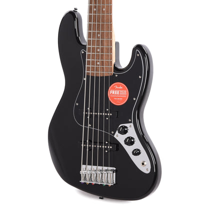Squier Affinity Series Jazz Bass VI Black Metallic Bass Guitars / 5-String or More