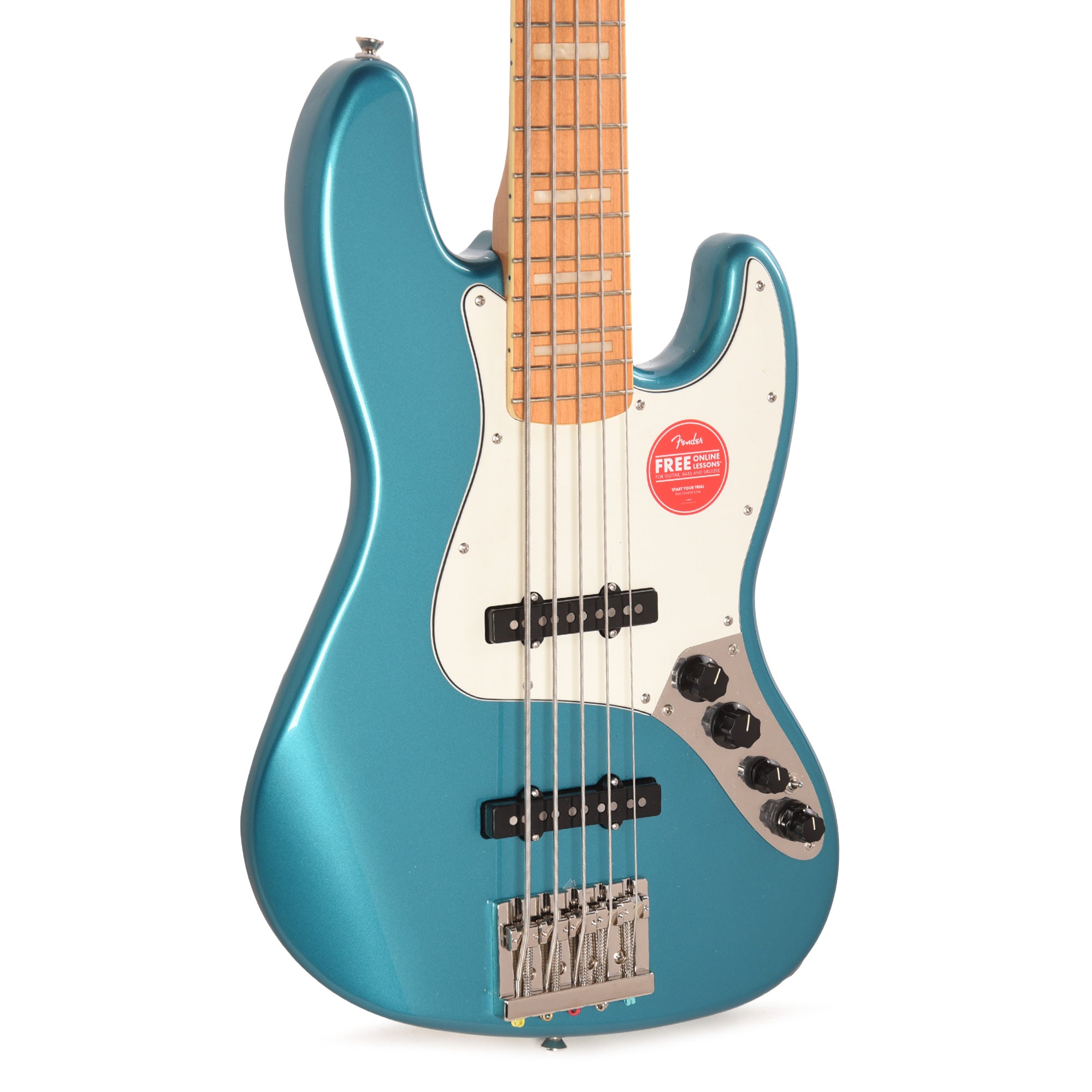 Squier Classic Vibe Active '70s Jazz Bass 5-String V Ocean Turquoise Bass Guitars / 5-String or More