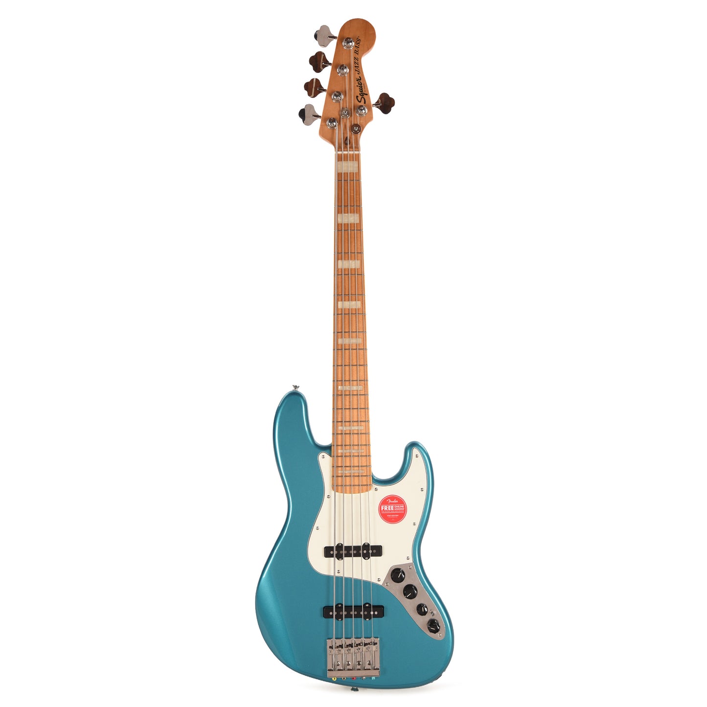 Squier Classic Vibe Active '70s Jazz Bass 5-String V Ocean Turquoise Bass Guitars / 5-String or More