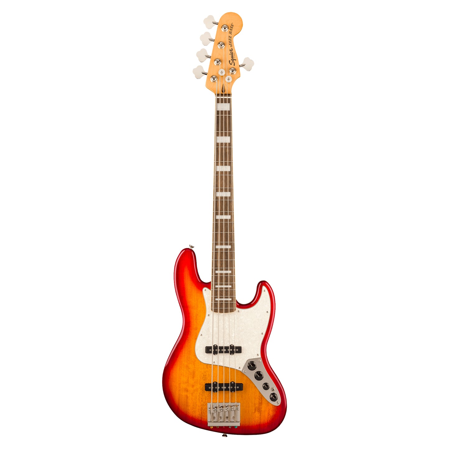 Squier Classic Vibe Active '70s Jazz Bass 5-String V Sienna Sunburst Bass Guitars / 5-String or More