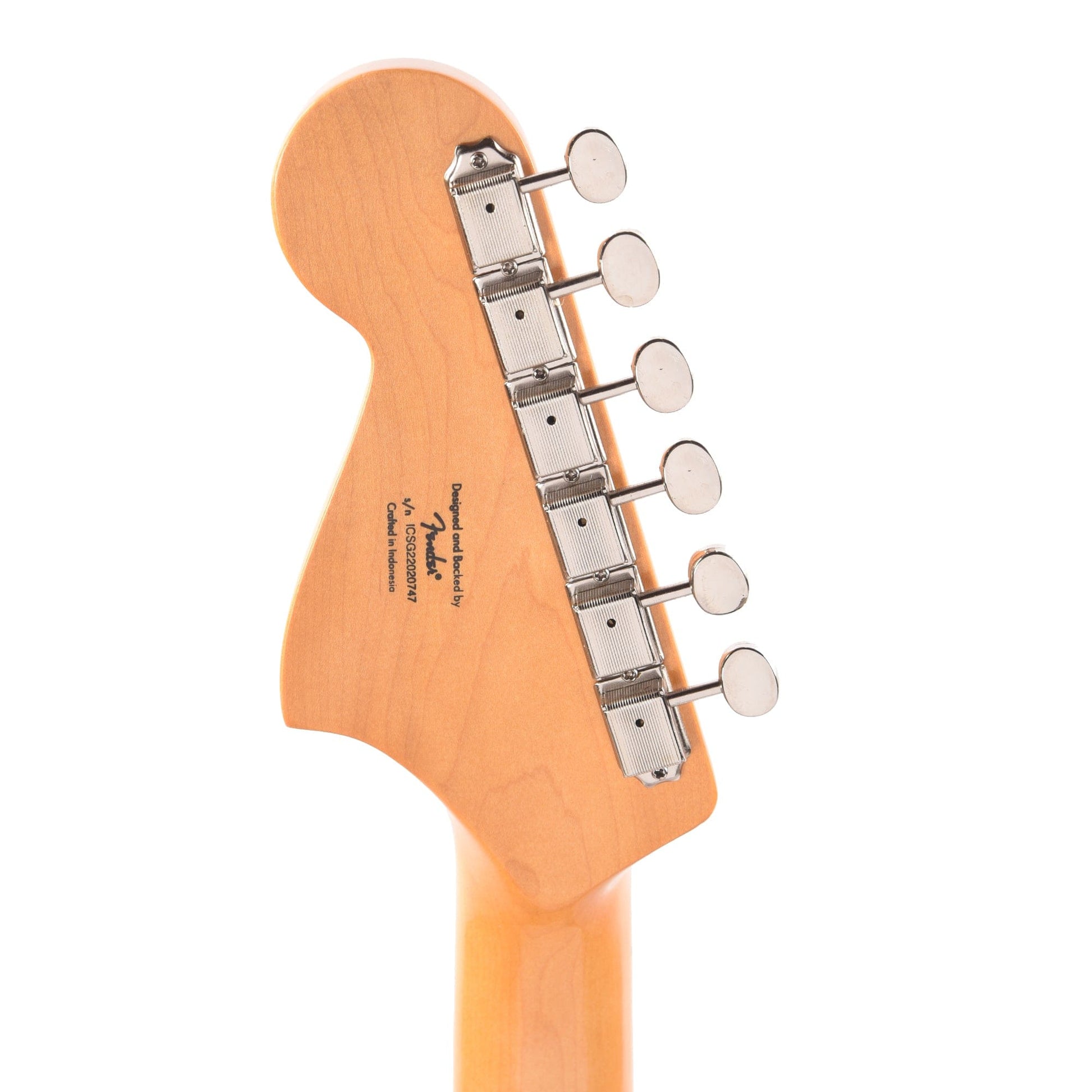 Squier Classic Vibe Bass VI Lake Placid Blue w/Matching Headcap & 3-Ply Parchment Pickguard Bass Guitars / 5-String or More