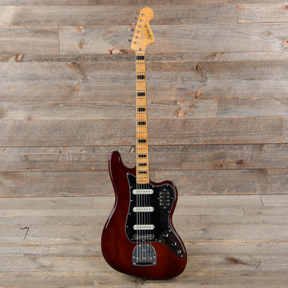 Squier Classic Vibe Bass VI Maple Neck Walnut w/Black Blocks/Binding & 3-Ply Black Bass Guitars / 5-String or More