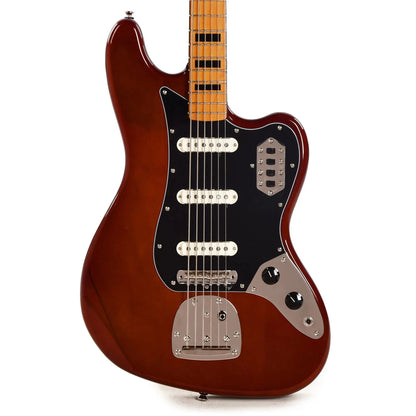 Squier Classic Vibe Bass VI Maple Neck Walnut w/Black Blocks/Binding & 3-Ply Black Bass Guitars / 5-String or More
