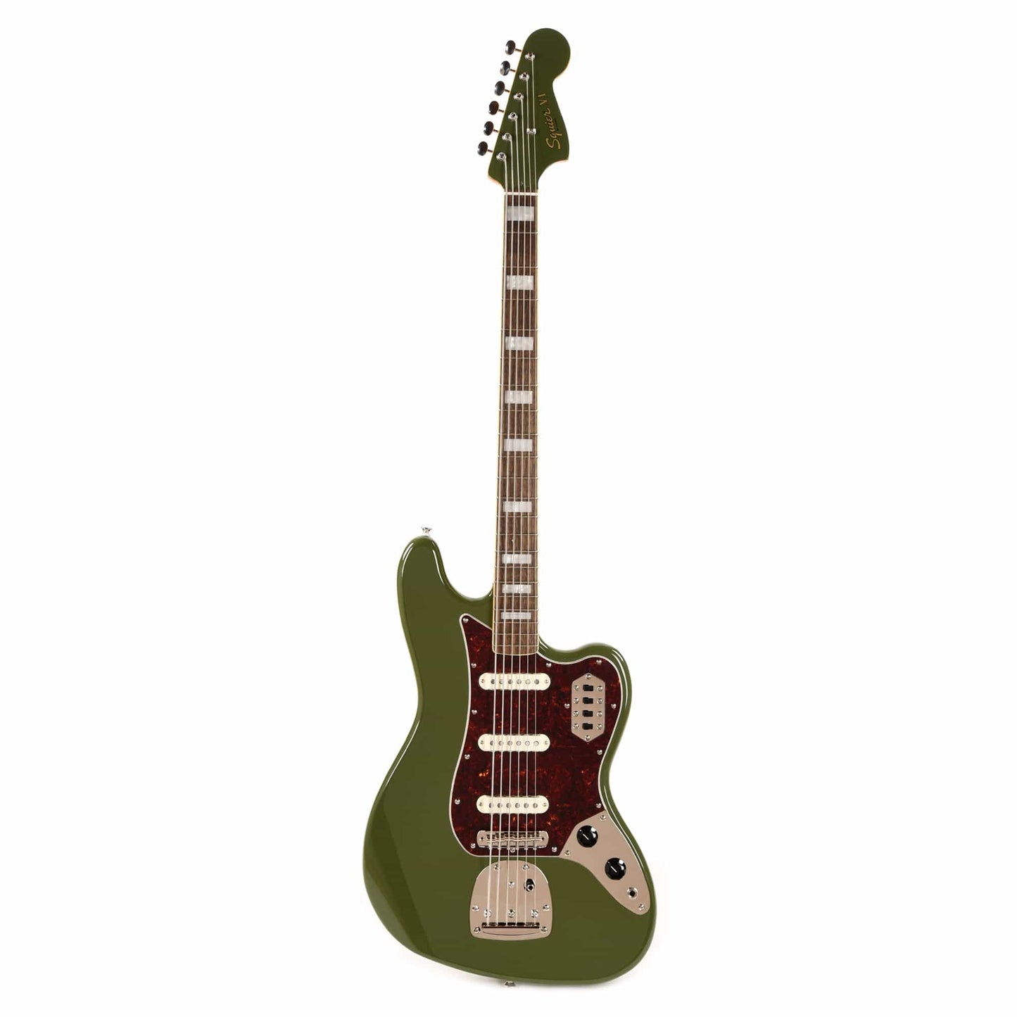 Squier Classic Vibe Bass VI Olive (CME Exclusive) Bass Guitars / 5-String or More