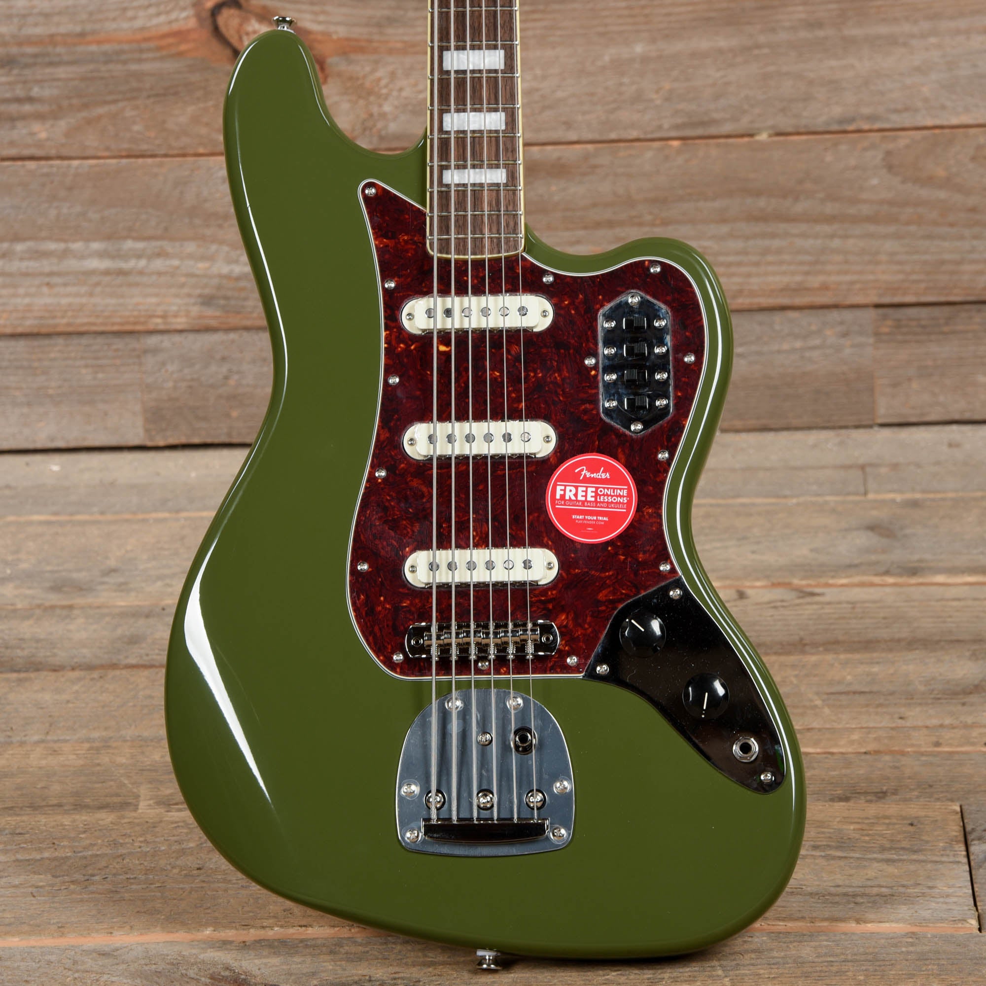 Squier Classic Vibe Bass VI Olive Bass Guitars / 5-String or More
