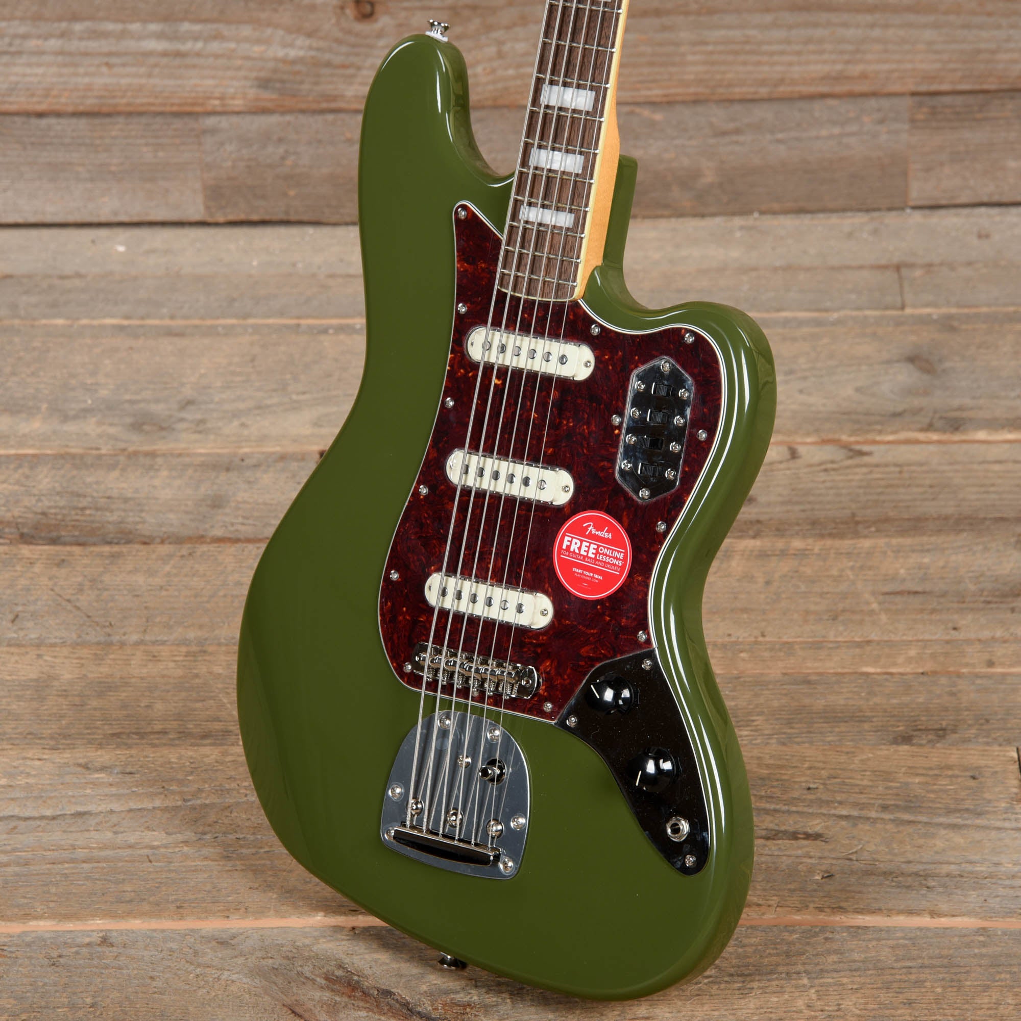 Squier Classic Vibe Bass VI Olive Bass Guitars / 5-String or More