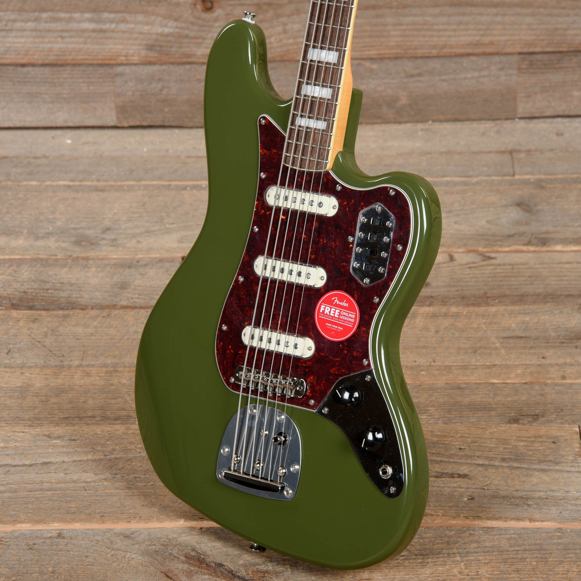 Squier Classic Vibe Bass VI Olive Bass Guitars / 5-String or More