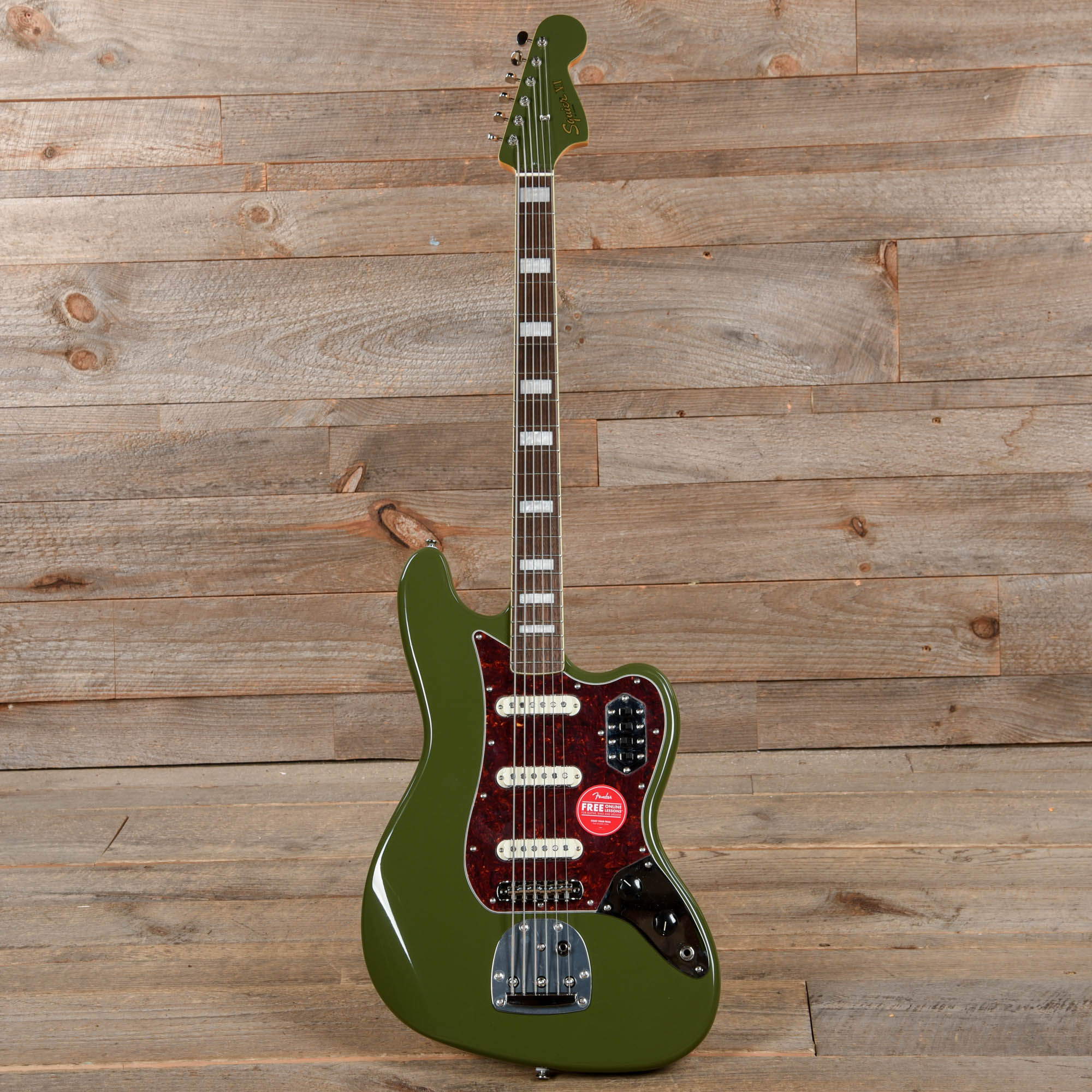 Squier Classic Vibe Bass VI Olive Bass Guitars / 5-String or More