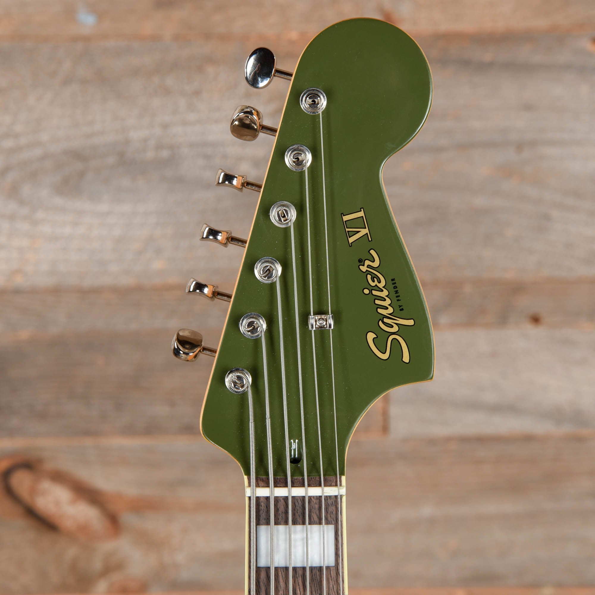 Squier Classic Vibe Bass VI Olive Bass Guitars / 5-String or More