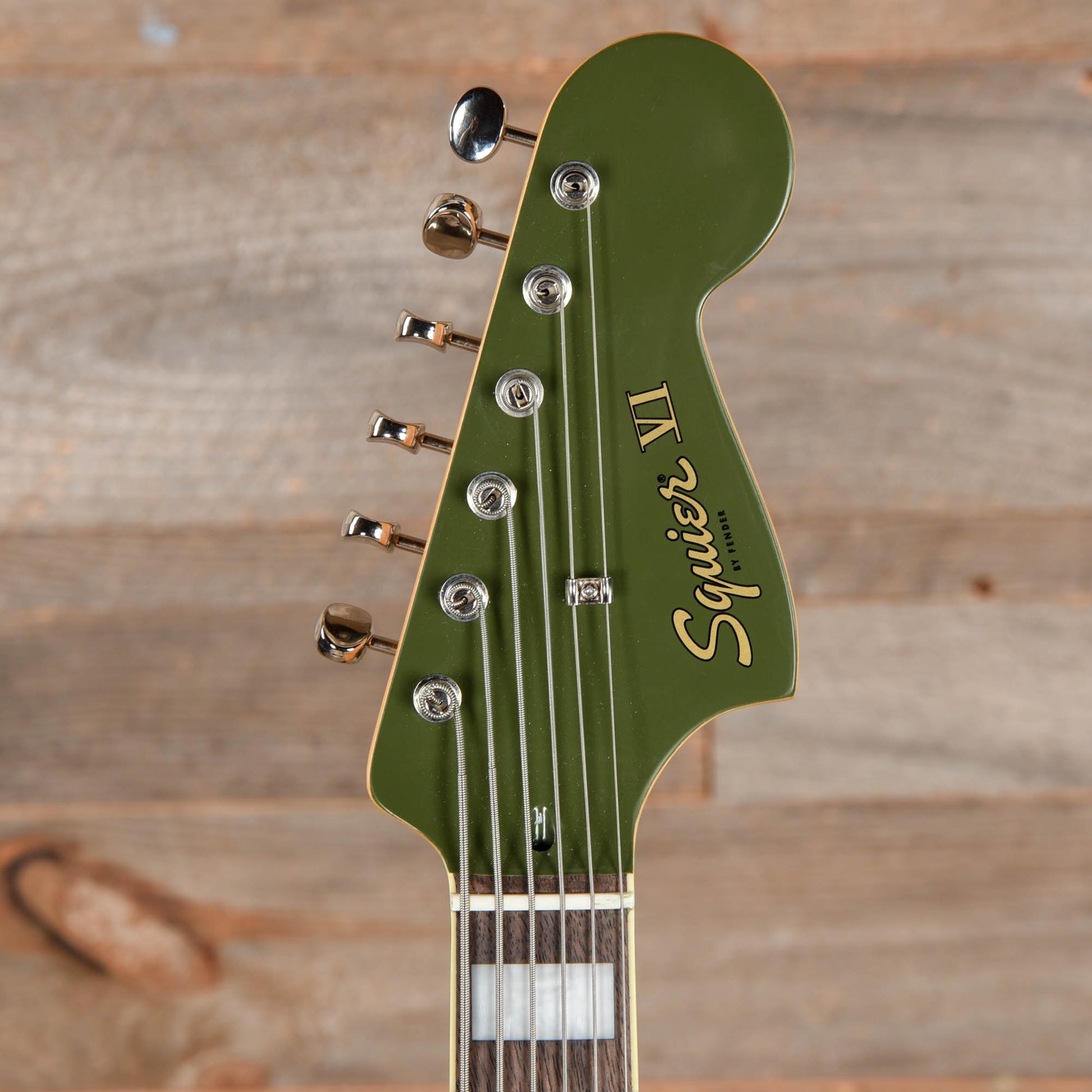 Squier Classic Vibe Bass VI Olive Bass Guitars / 5-String or More