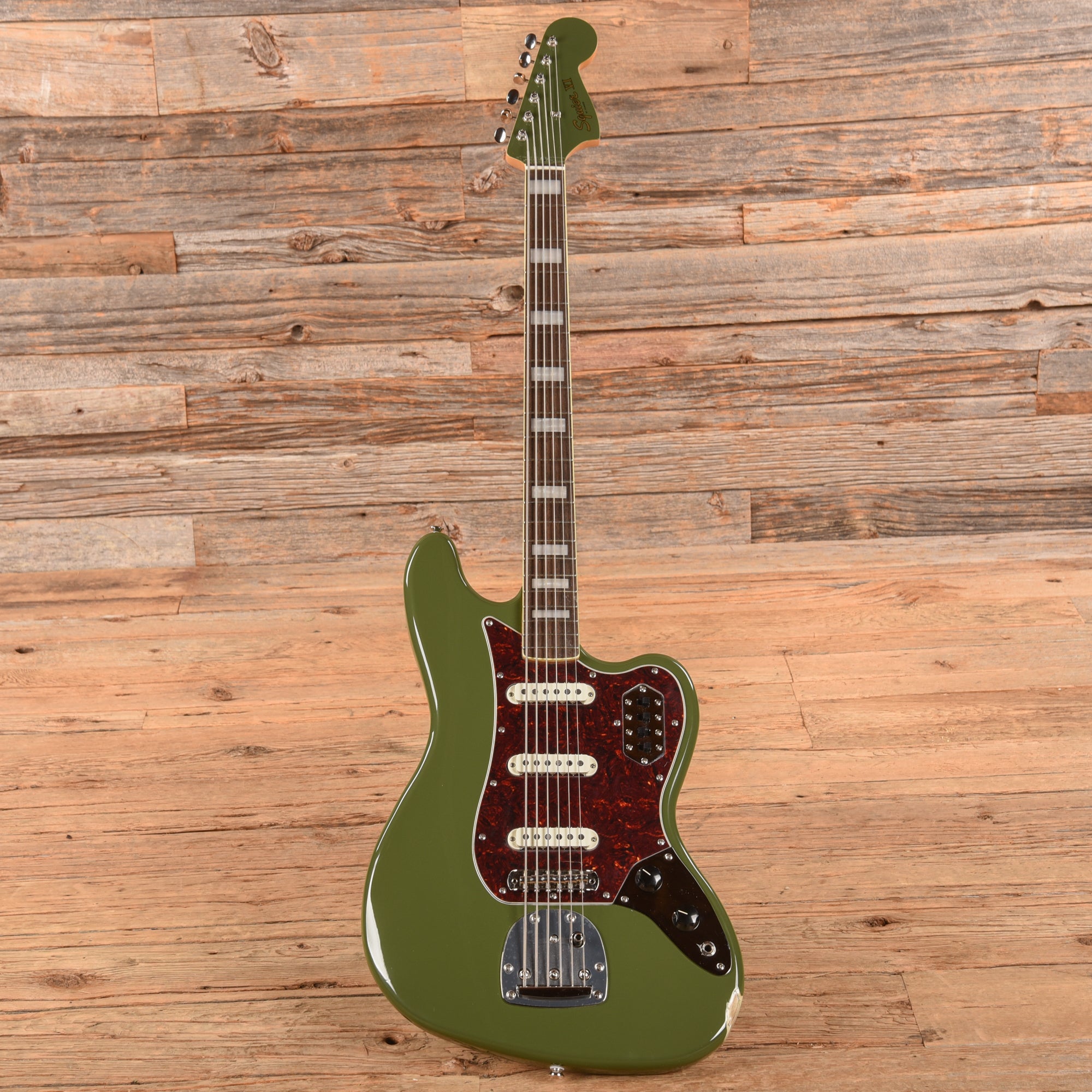 Squier Classic Vibe Bass VI Olive Bass Guitars / 5-String or More