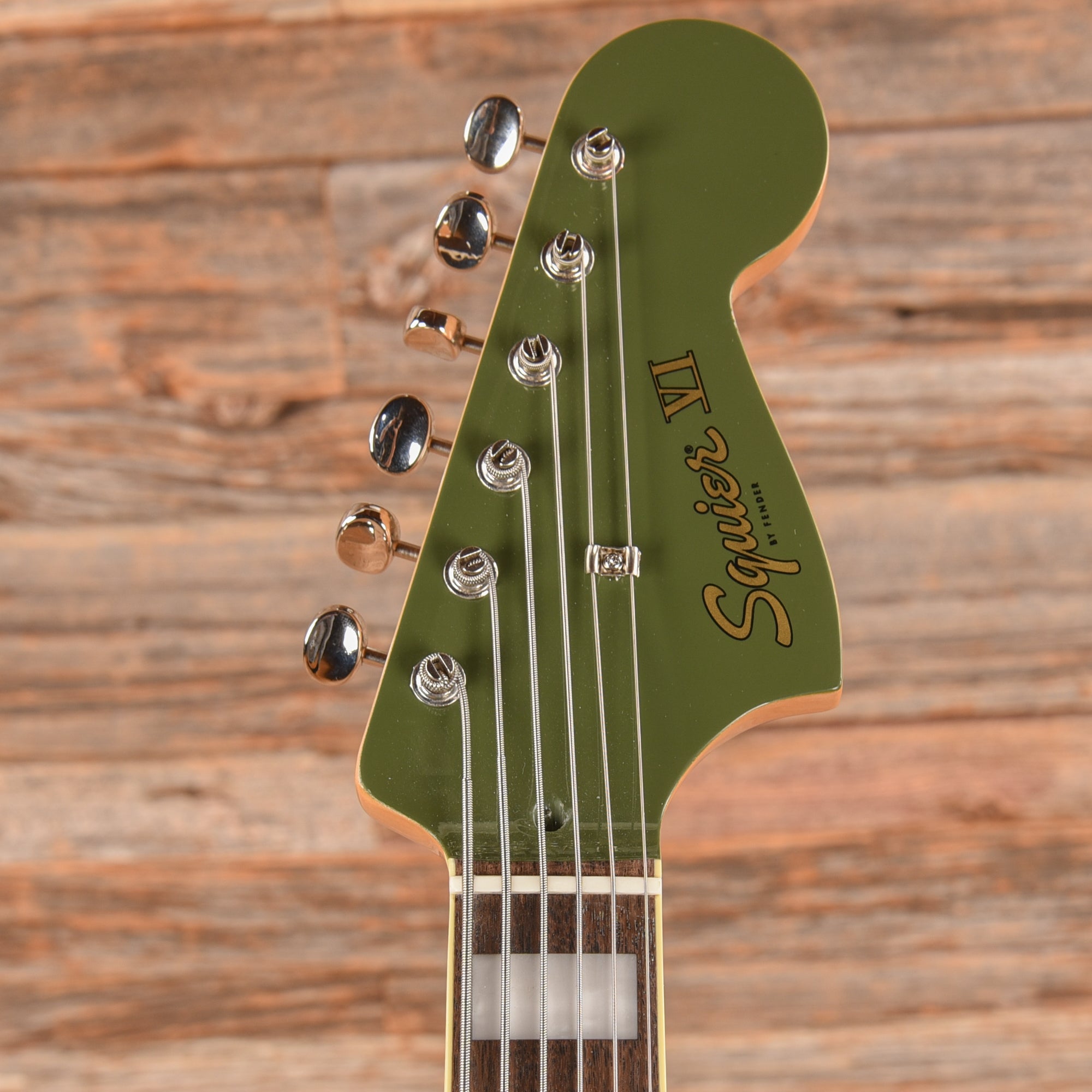 Squier Classic Vibe Bass VI Olive Bass Guitars / 5-String or More