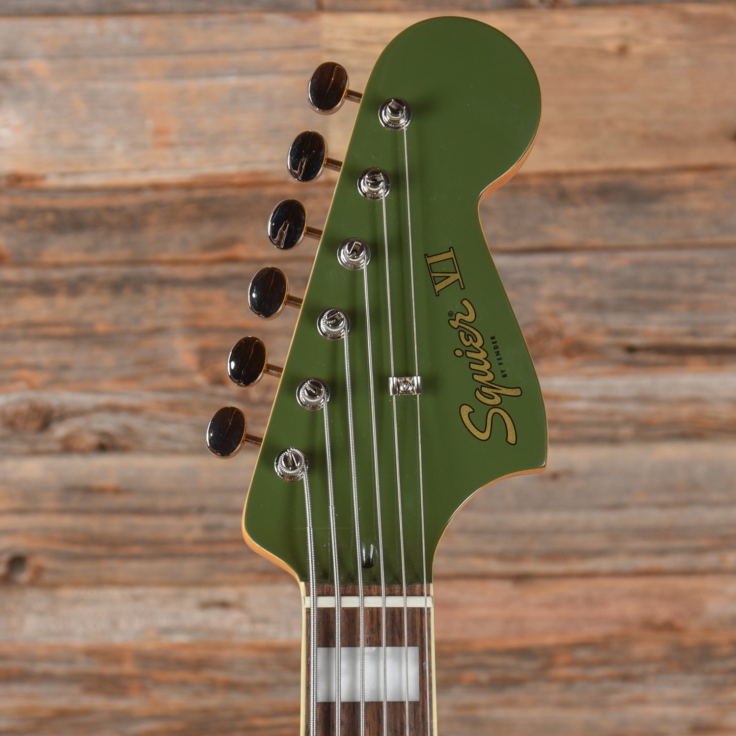 Squier Classic Vibe Bass VI Olive Bass Guitars / 5-String or More