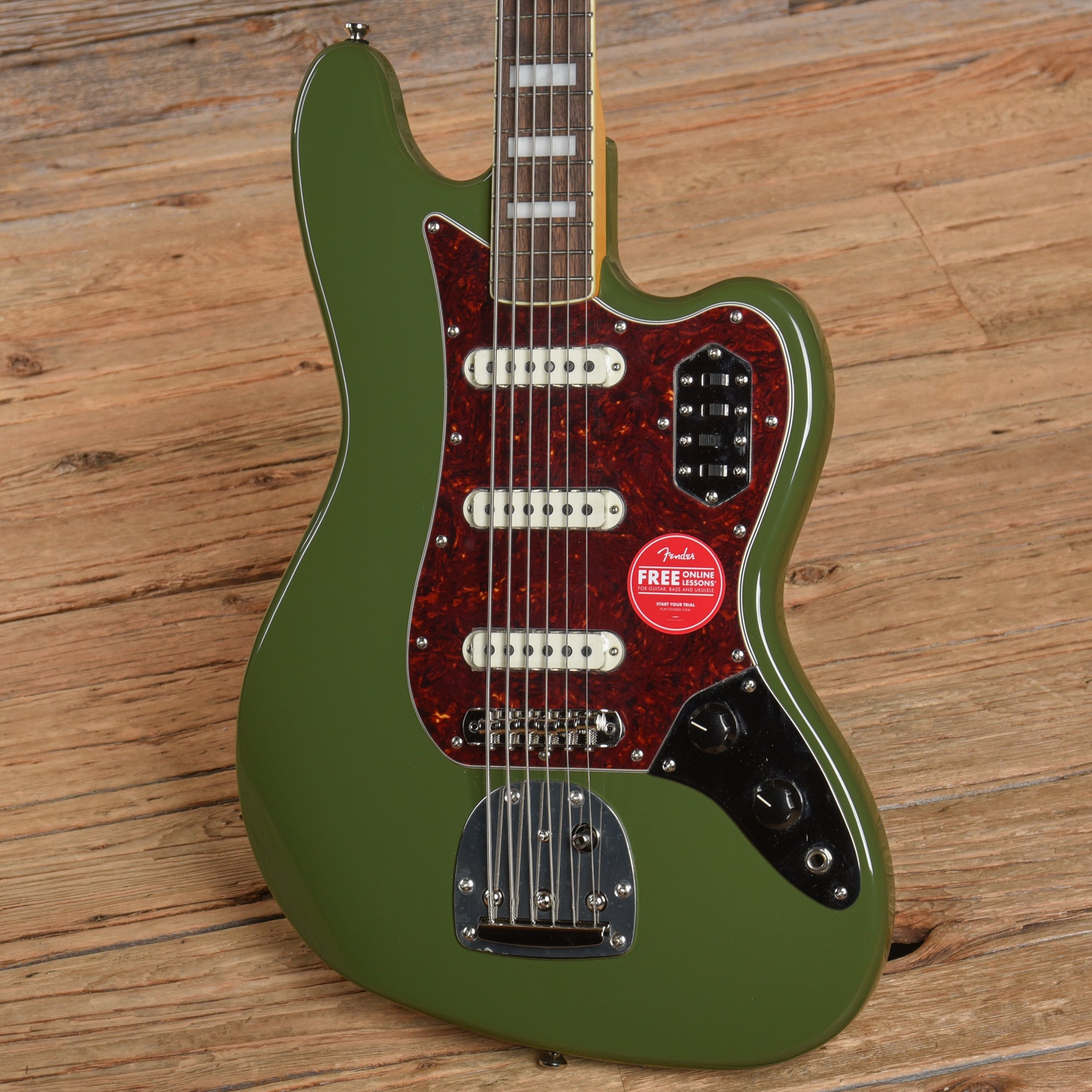 Squier Classic Vibe Bass VI Olive Bass Guitars / 5-String or More