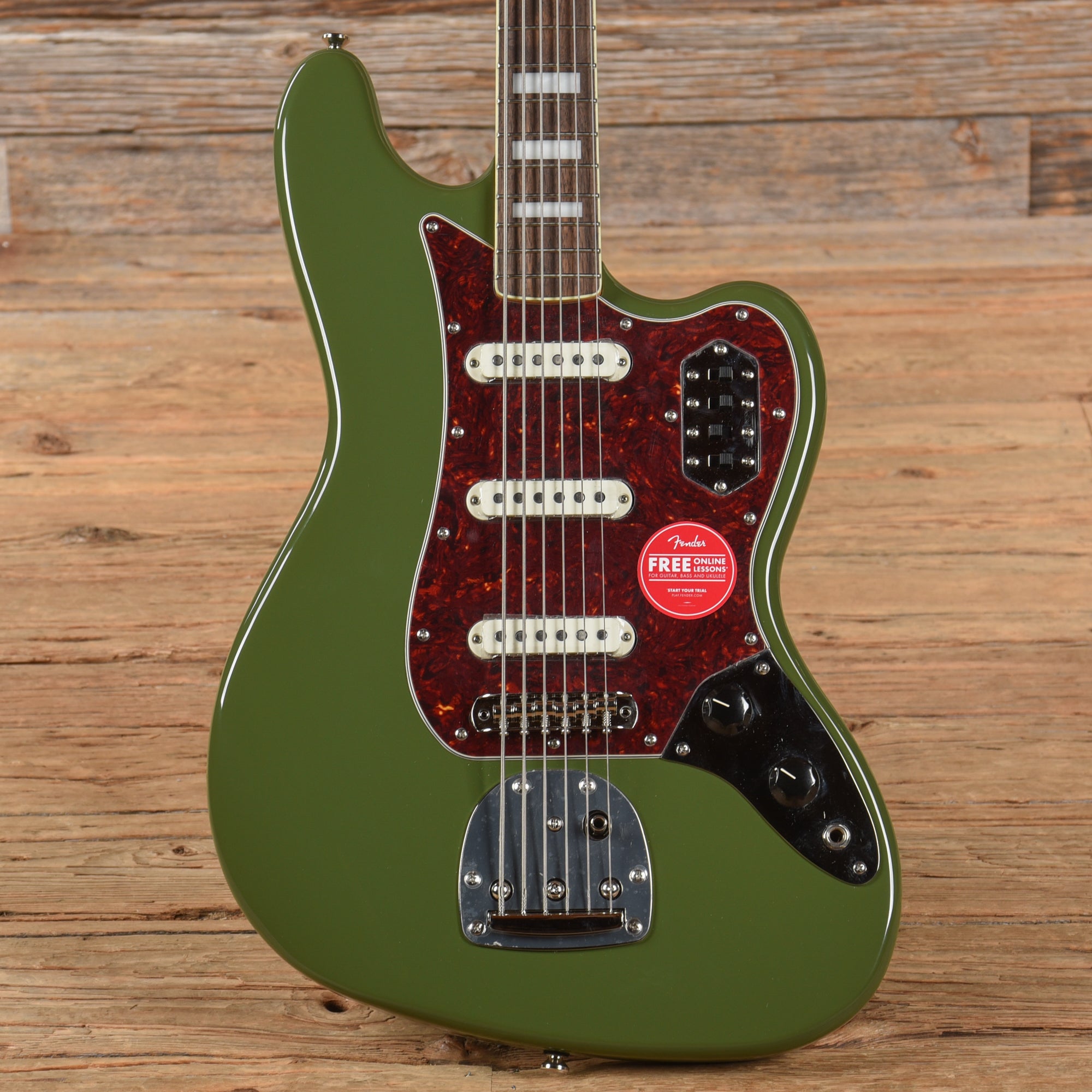 Squier Classic Vibe Bass VI Olive Bass Guitars / 5-String or More