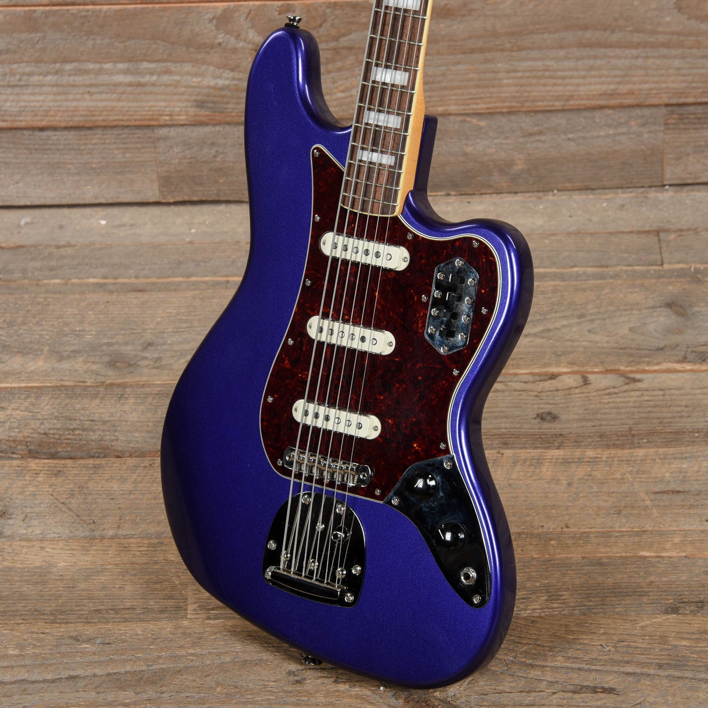 Squier Classic Vibe Bass VI Purple Metallic w/Matching Headcap Bass Guitars / 5-String or More