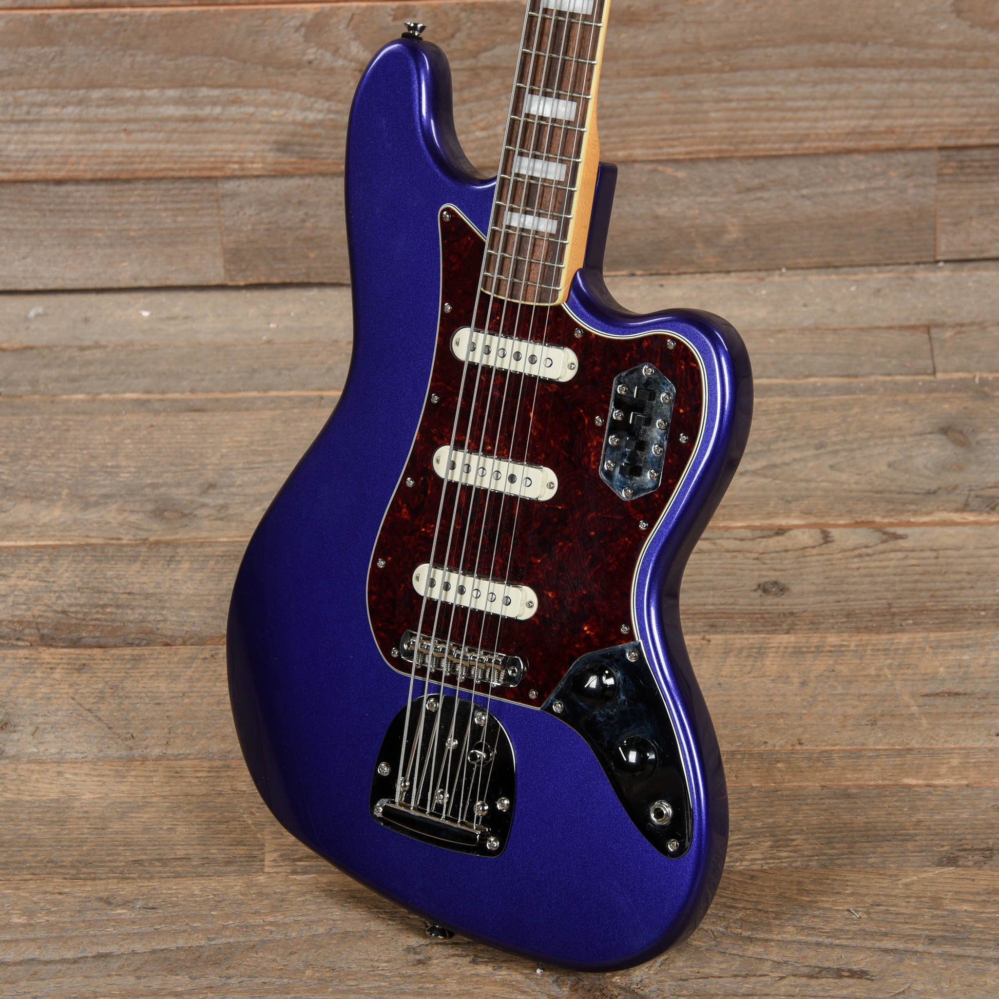 Squier Classic Vibe Bass VI Purple Metallic w/Matching Headcap Bass Guitars / 5-String or More