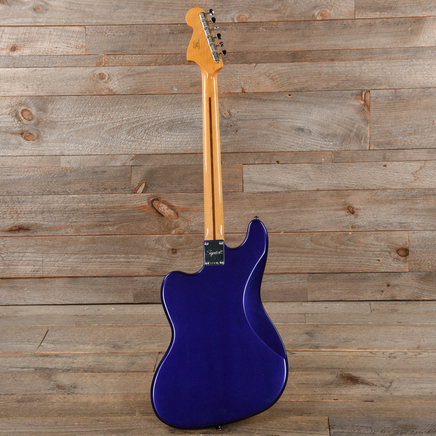 Squier Classic Vibe Bass VI Purple Metallic w/Matching Headcap Bass Guitars / 5-String or More