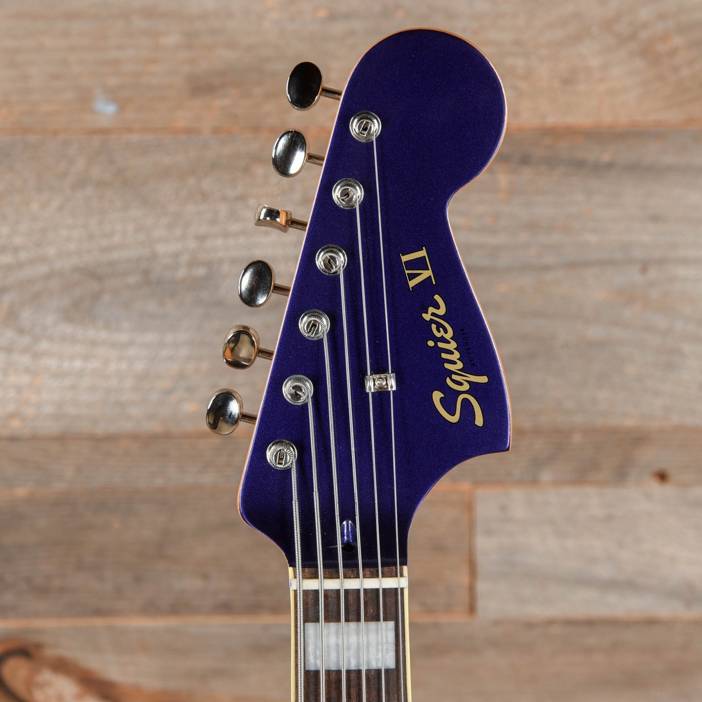 Squier Classic Vibe Bass VI Purple Metallic w/Matching Headcap Bass Guitars / 5-String or More