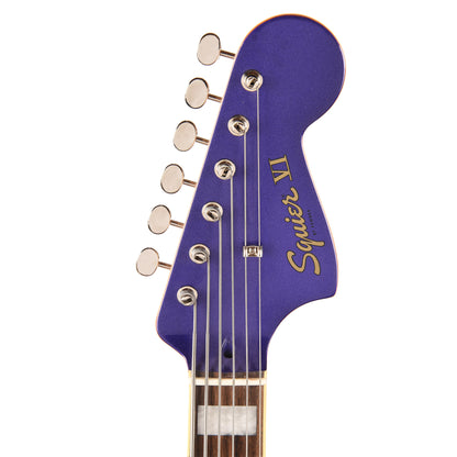 Squier Classic Vibe Bass VI Purple Metallic w/Matching Headcap Bass Guitars / 5-String or More