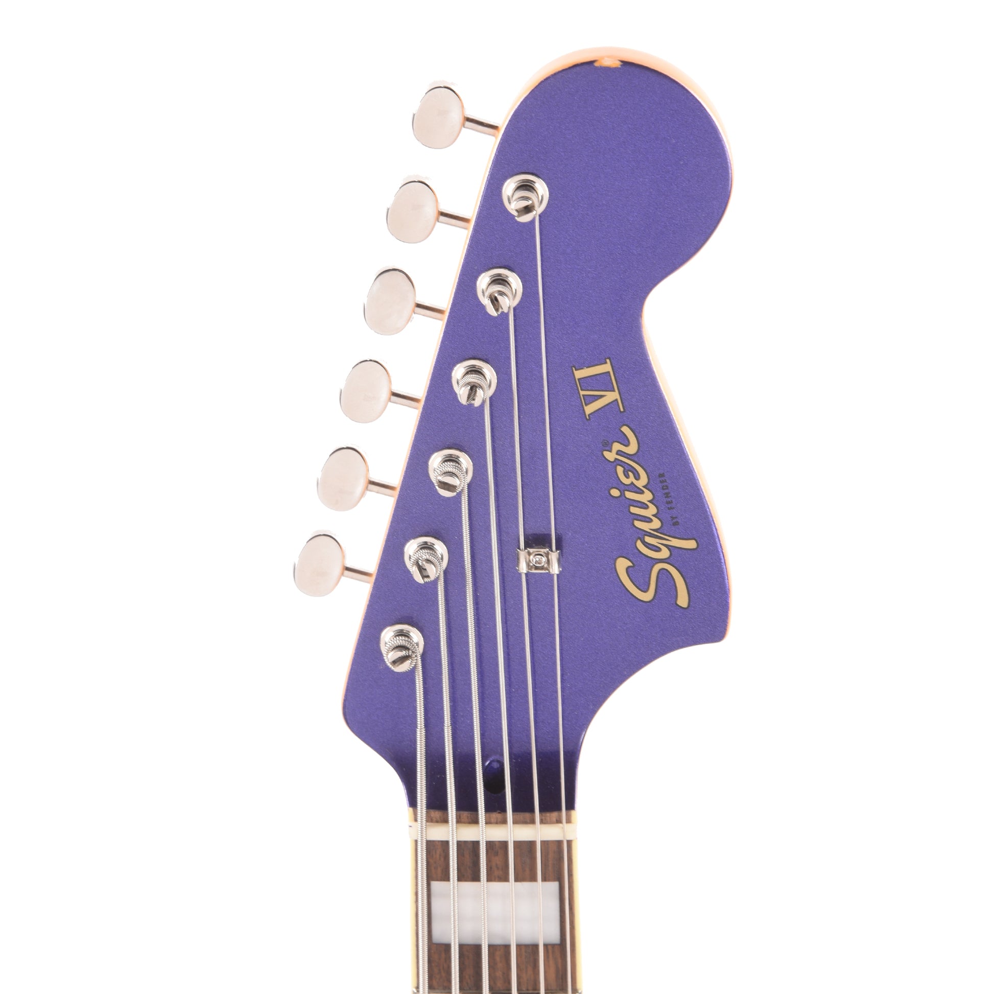 Squier Classic Vibe Bass VI Purple Metallic w/Matching Headcap Bass Guitars / 5-String or More