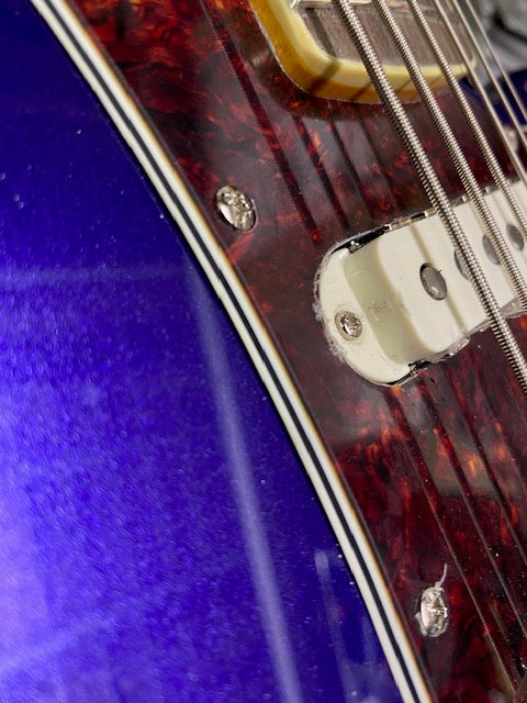 Squier Classic Vibe Bass VI Purple Metallic w/Matching Headcap Bass Guitars / 5-String or More