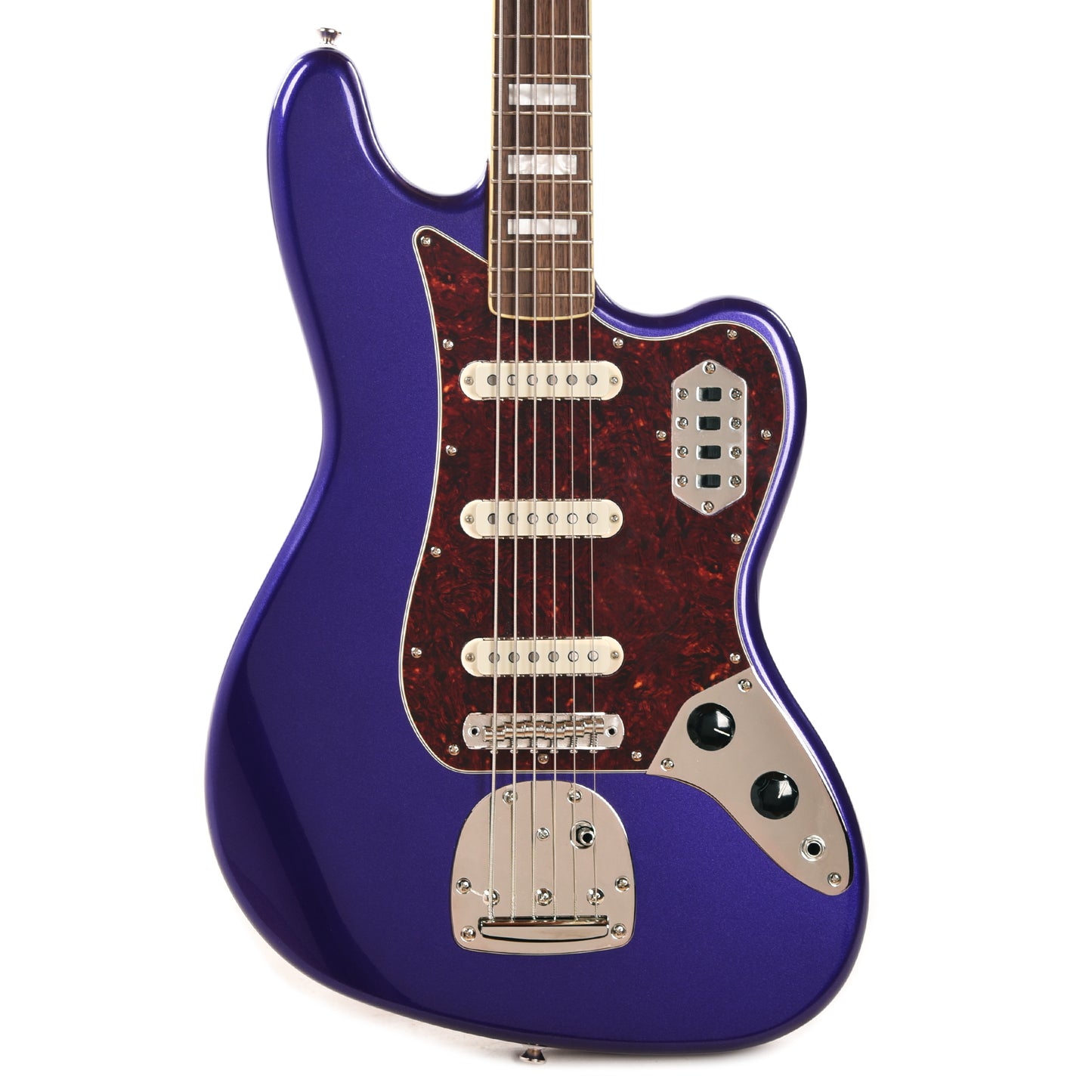 Squier Classic Vibe Bass VI Purple Metallic w/Matching Headcap Bass Guitars / 5-String or More