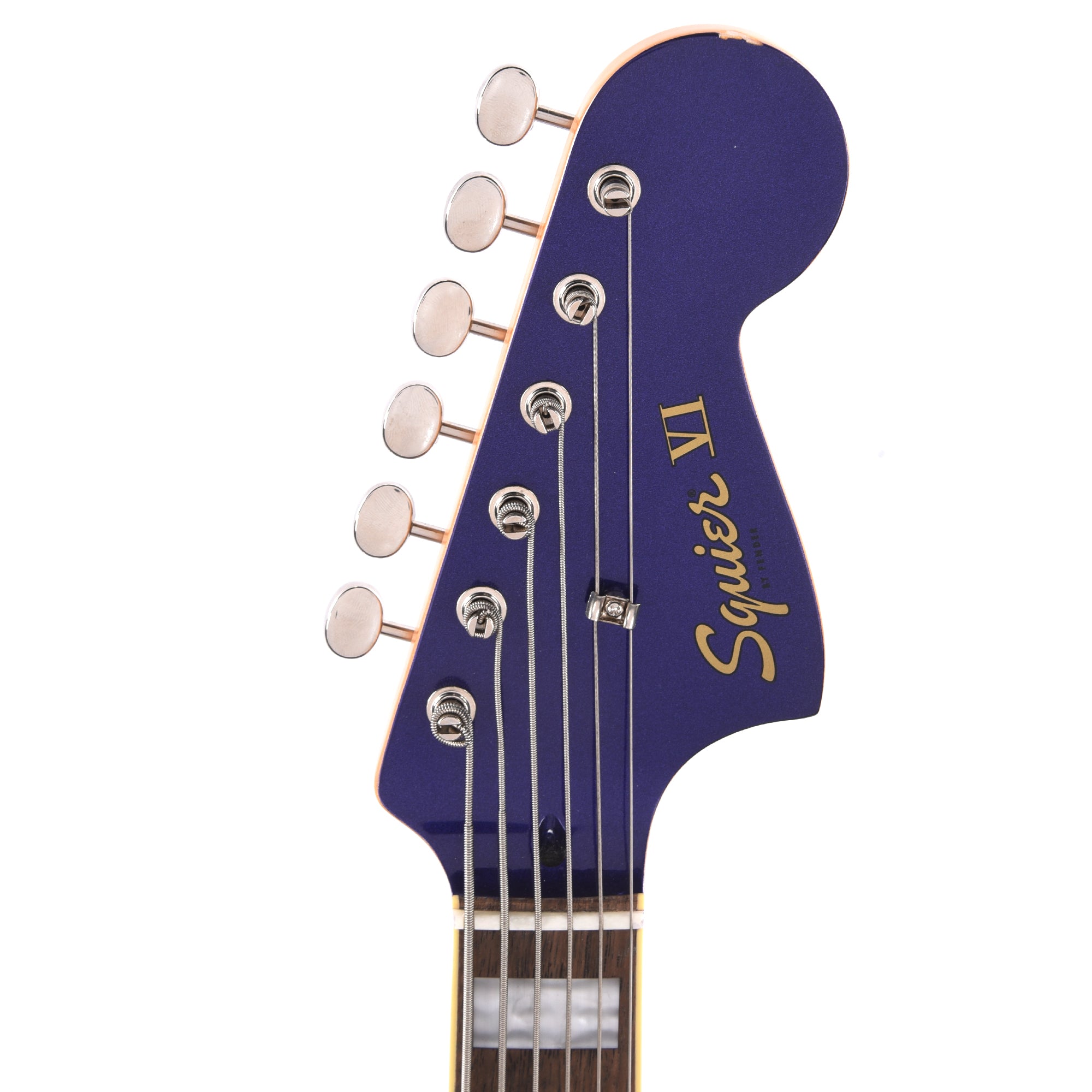 Squier Classic Vibe Bass VI Purple Metallic w/Matching Headcap Bass Guitars / 5-String or More