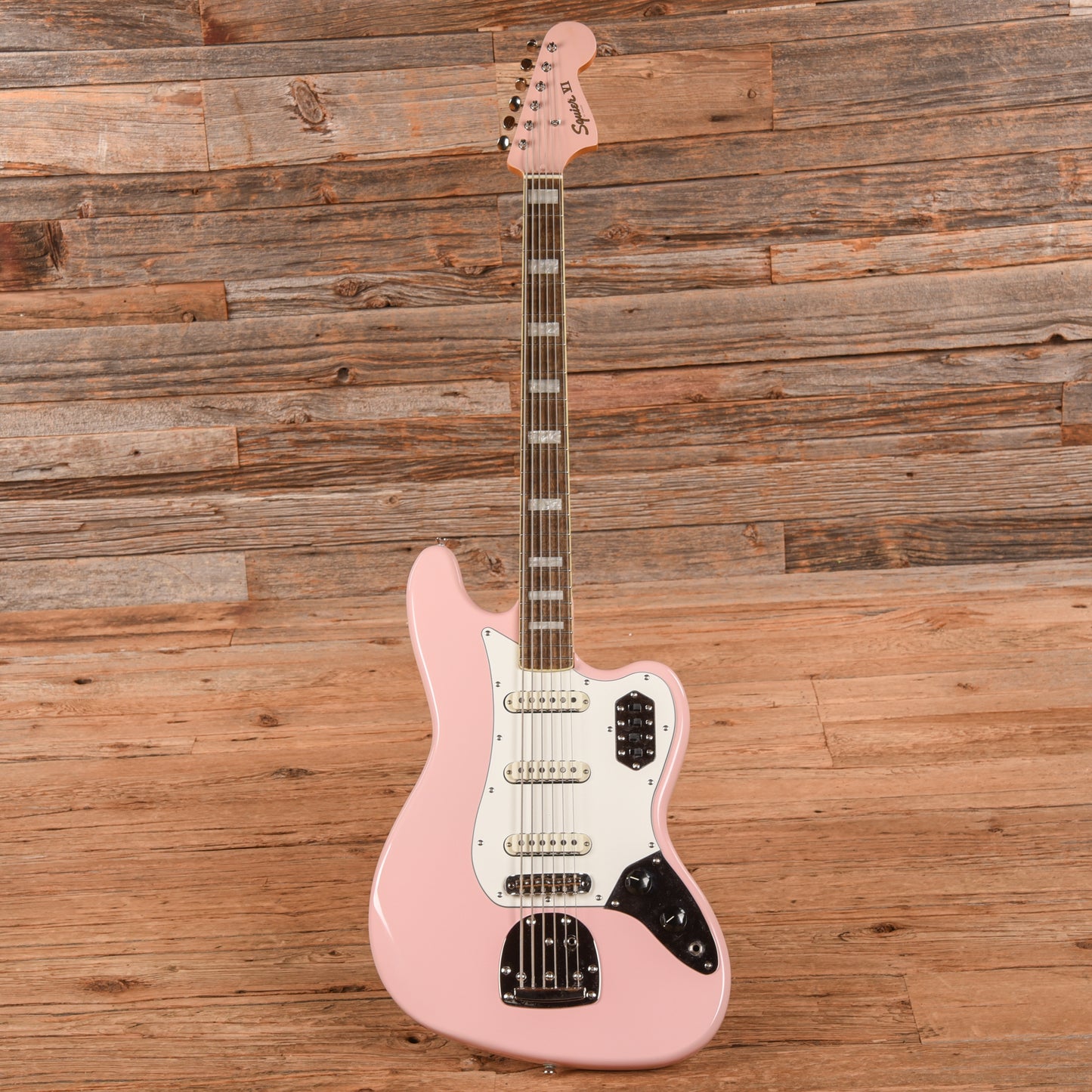 Squier Classic Vibe Bass VI Shell Pink 2021 Bass Guitars / 5-String or More