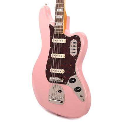 Squier Classic Vibe Bass VI Shell Pink w/Matching Headcap & 3-Ply Parchment Pickguard Bass Guitars / 5-String or More