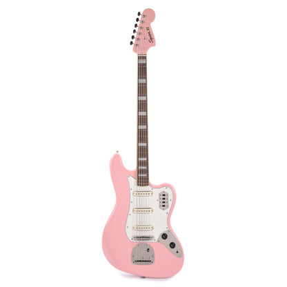 Squier Classic Vibe Bass VI Shell Pink w/Matching Headcap & 3-Ply Parchment Pickguard Bass Guitars / 5-String or More
